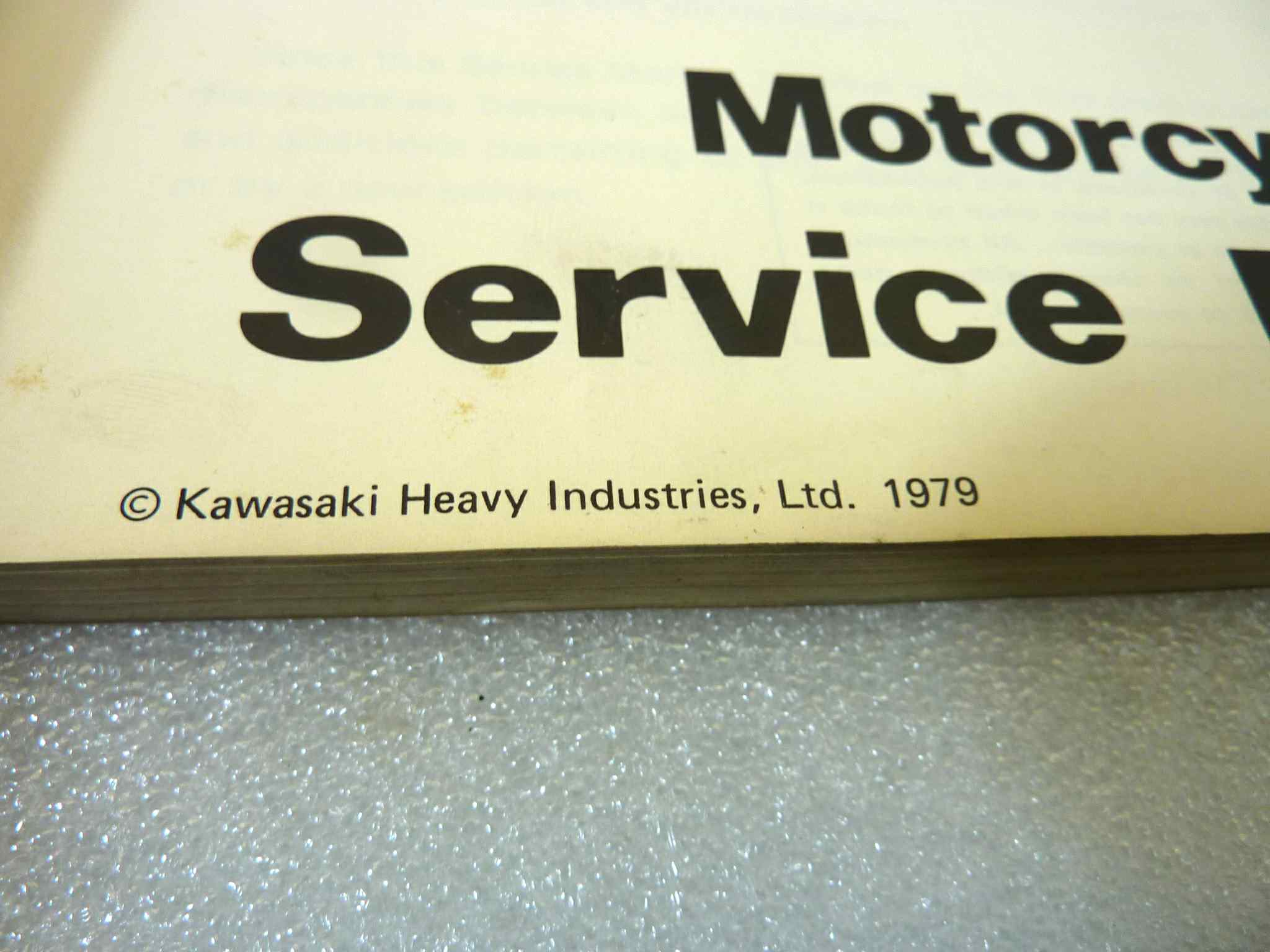 Manuale officina Kawasaki KZ500 Shop Manual ORIGINALE eng - Motorcycle service Manual WORKSHOP riparazione dim 21,7 x 28 cm - immagine 4