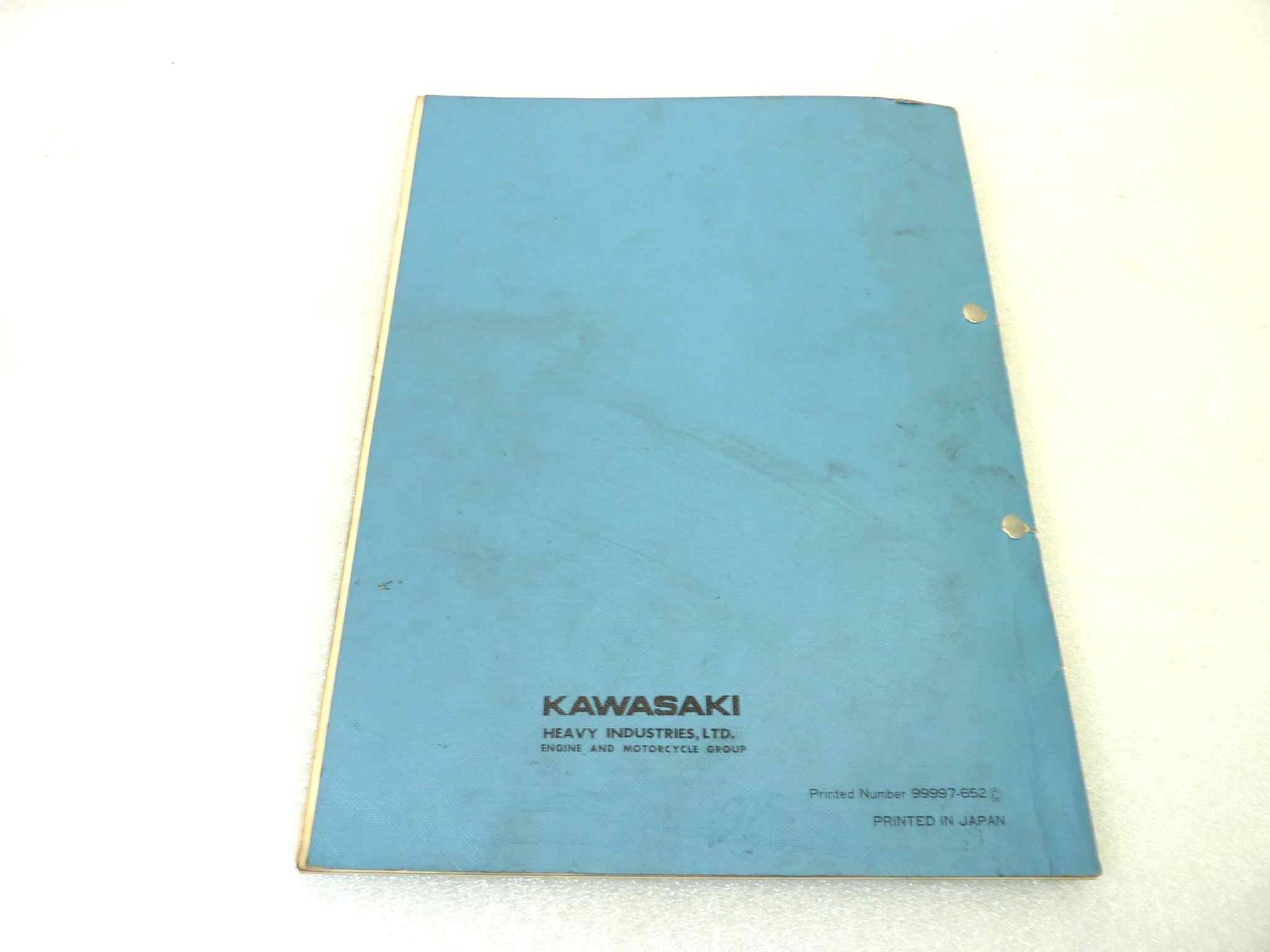 Catalogo parti ricambio Kawasaki Z400 ricambi ORIGINALE eng Parts Catalog dim 28 x 21 cm - immagine 2