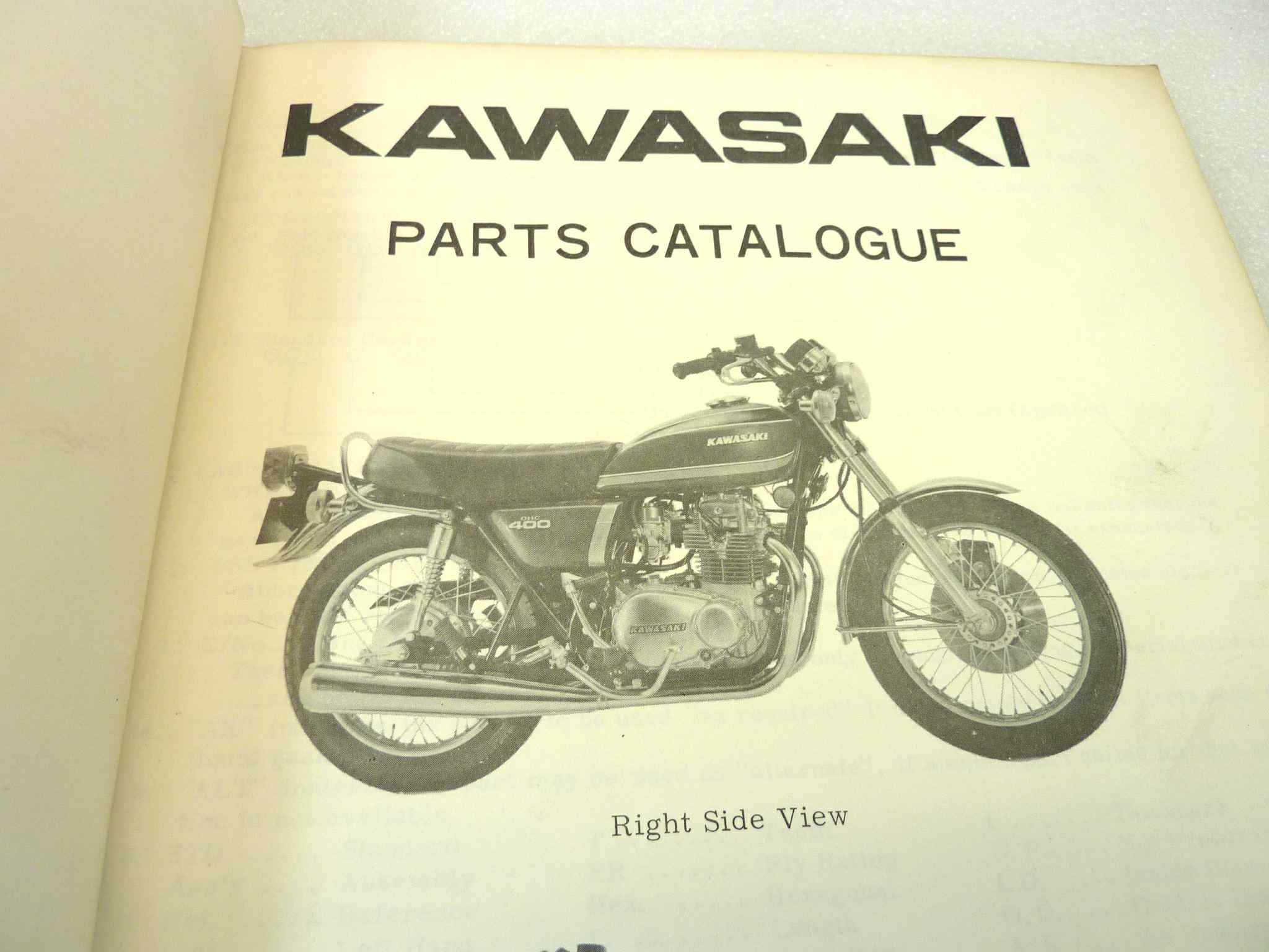 Catalogo parti ricambio Kawasaki Z400 ricambi ORIGINALE eng Parts Catalog dim 28 x 21 cm - immagine 5