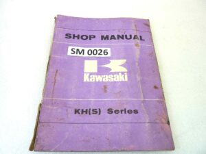 Manuale officina Kawasaki KH S Series Shop Manual ORIGINALE eng - Motorcycle service Manual WORkawasakiSHOP riparazione dim 28 x 21 cm