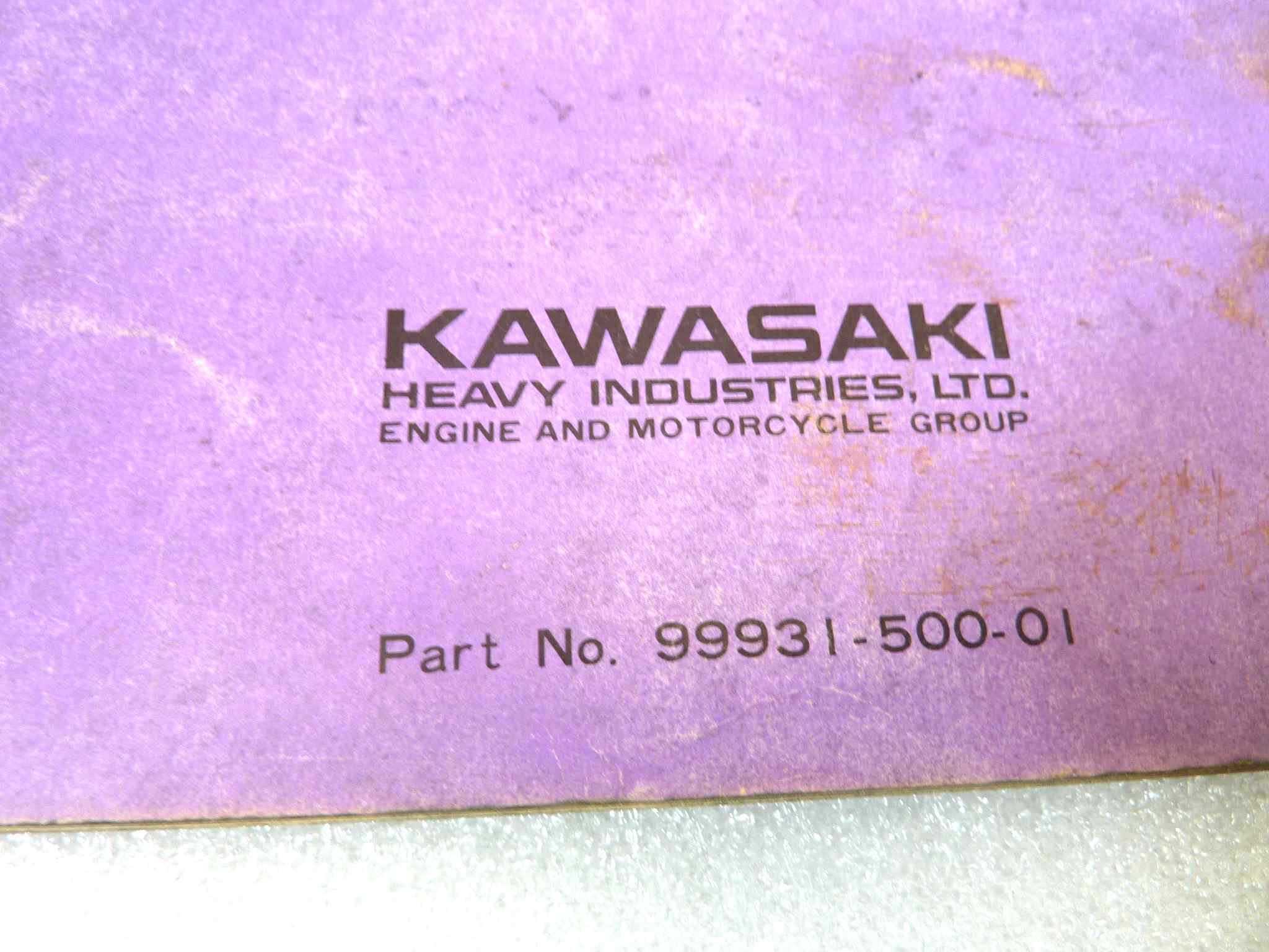 Manuale officina Kawasaki KH S Series Shop Manual ORIGINALE eng - Motorcycle service Manual WORkawasakiSHOP riparazione dim 28 x 21 cm - immagine 3