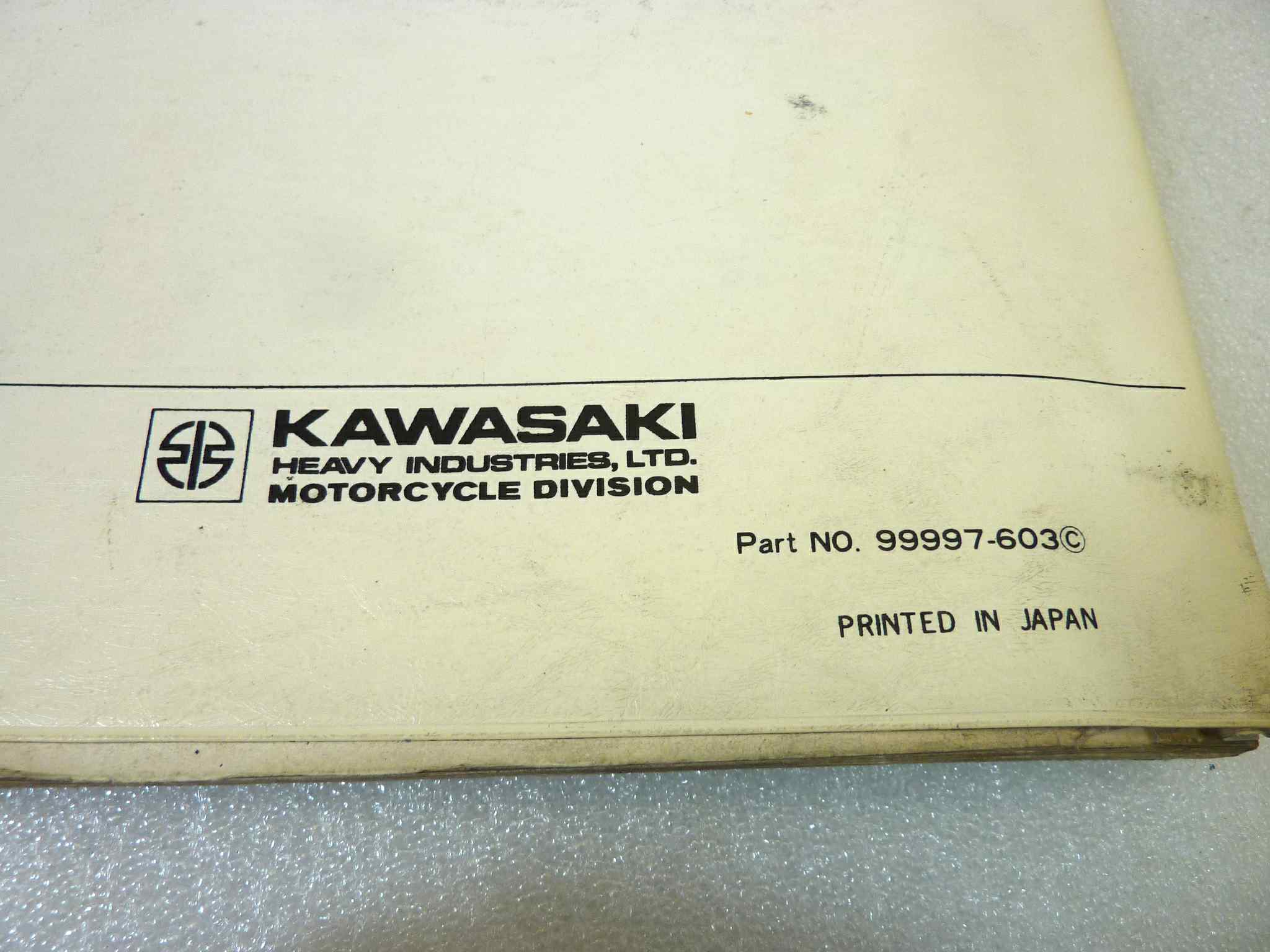 Catalogo parti ricambio Kawasaki 900 Z1 ricambi ORIGINALE eng Parts Catalog dim 28 x 21 cm - immagine 2