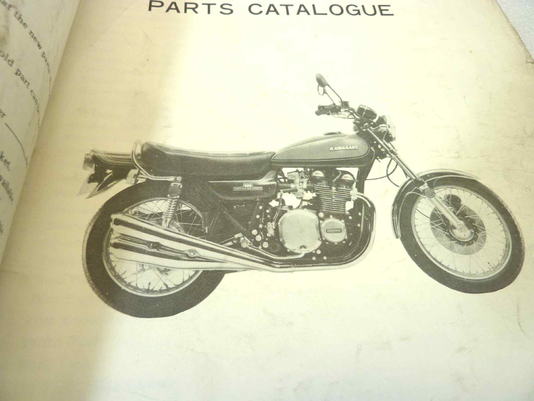 Catalogo parti ricambio Kawasaki 900 Z1 ricambi ORIGINALE eng Parts Catalog dim 28 x 21 cm - immagine 5
