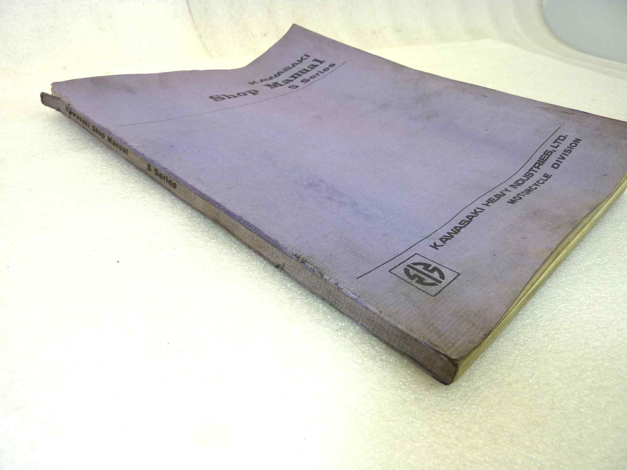 Manuale officina Kawasaki S Series Shop Manual ORIGINALE eng - Motorcycle service Manual WORKawasakiSHOP riparazione dim 28 x 21 cm - immagine 6