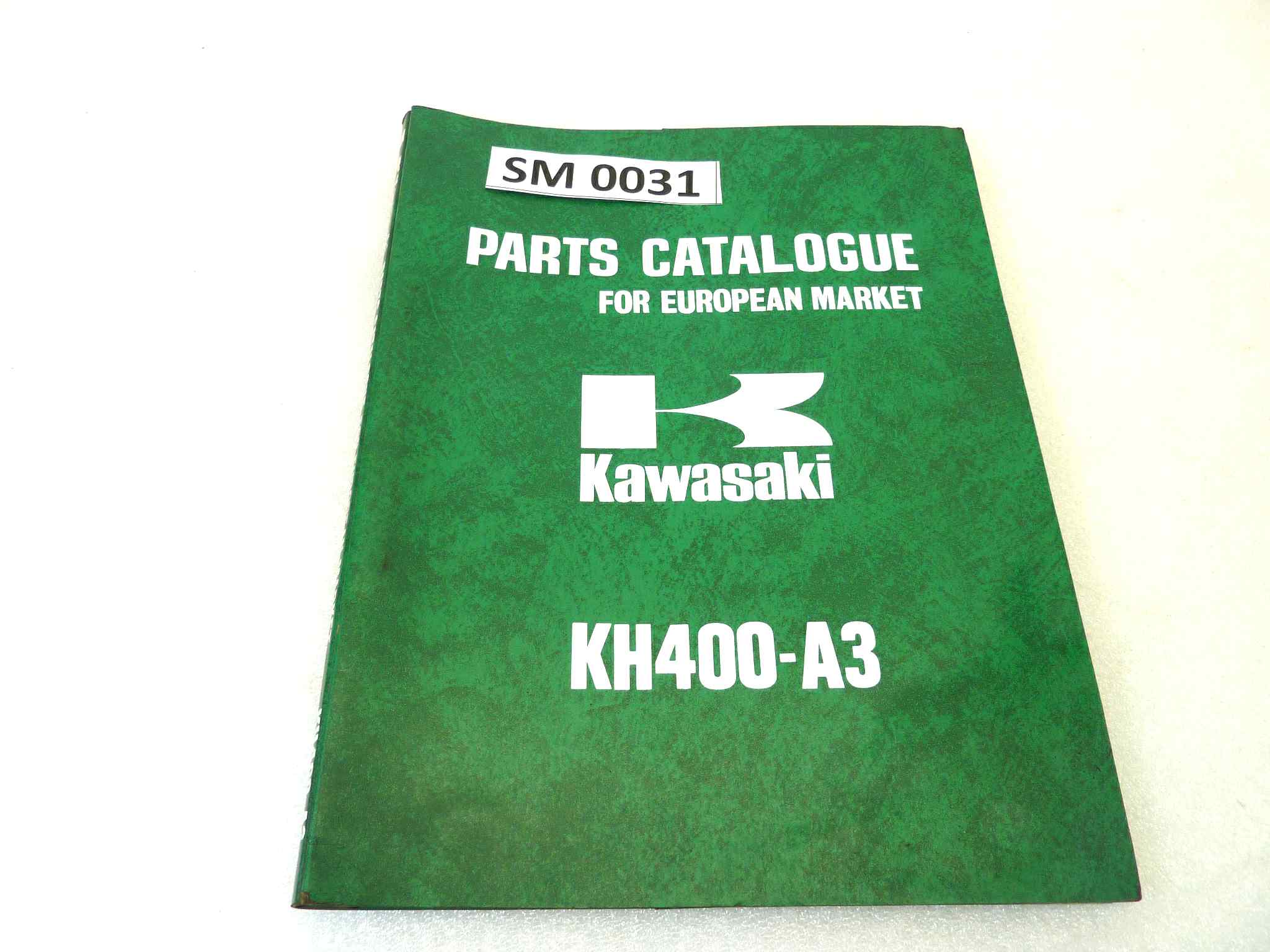 Catalogo parti ricambio Kawasaki KH400 A3 Bricambi ORIGINALE eng Parts Catalog dim 28 x 21 cm