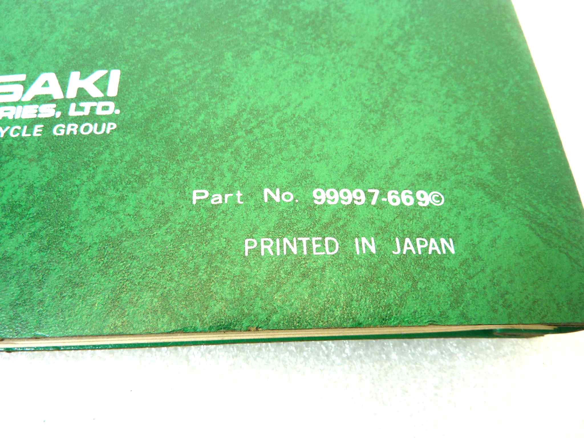Catalogo parti ricambio Kawasaki KH400 A3 Bricambi ORIGINALE eng Parts Catalog dim 28 x 21 cm - immagine 4