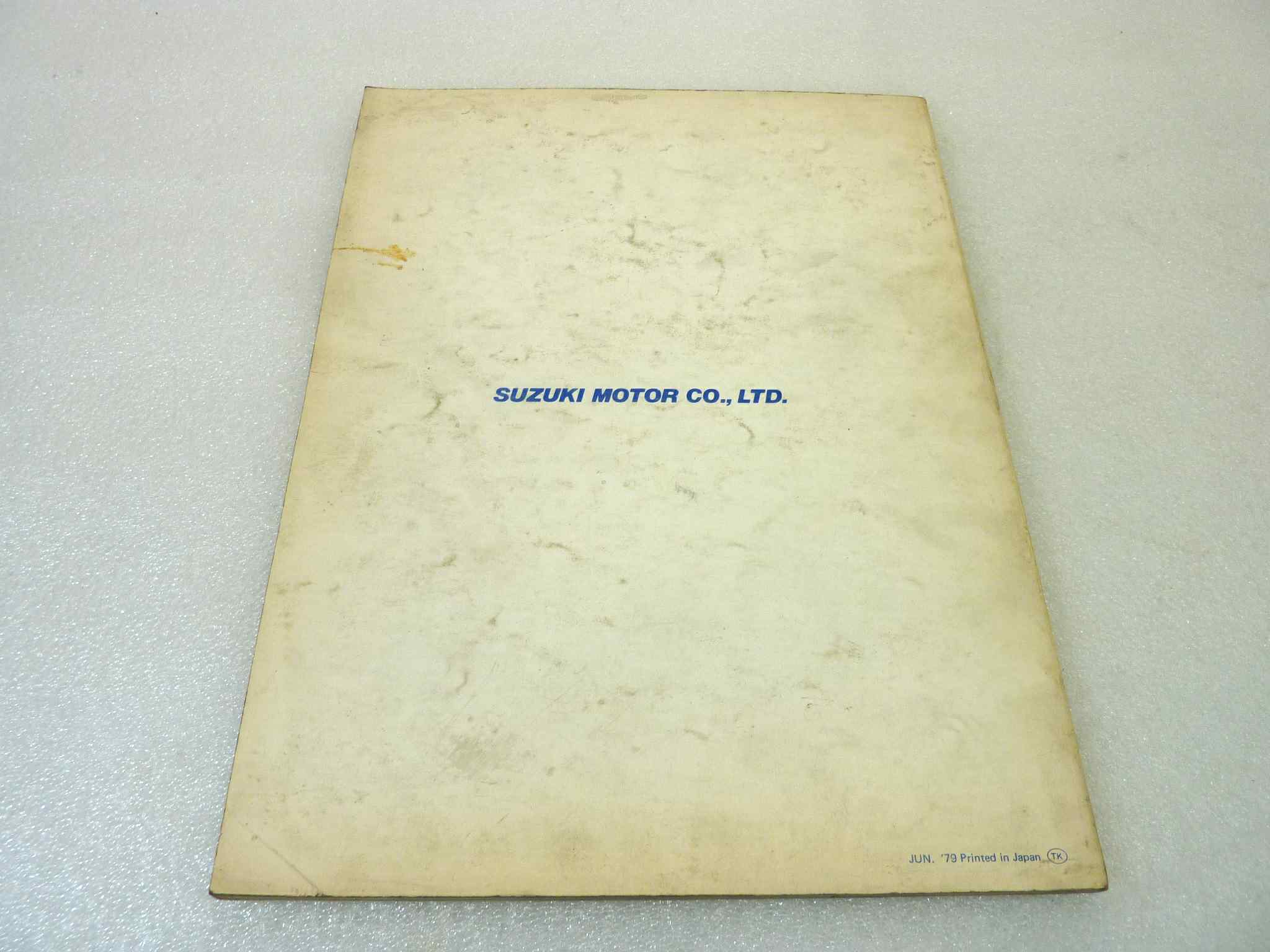 Manuale impianti elettrici Suzuki 1979 vedi foto per modelli Wiring diagrams ORIGINALE eng - Motorcycle service Manual WORKSHOP riparazione dim 28 x 21,5 cm - immagine 2