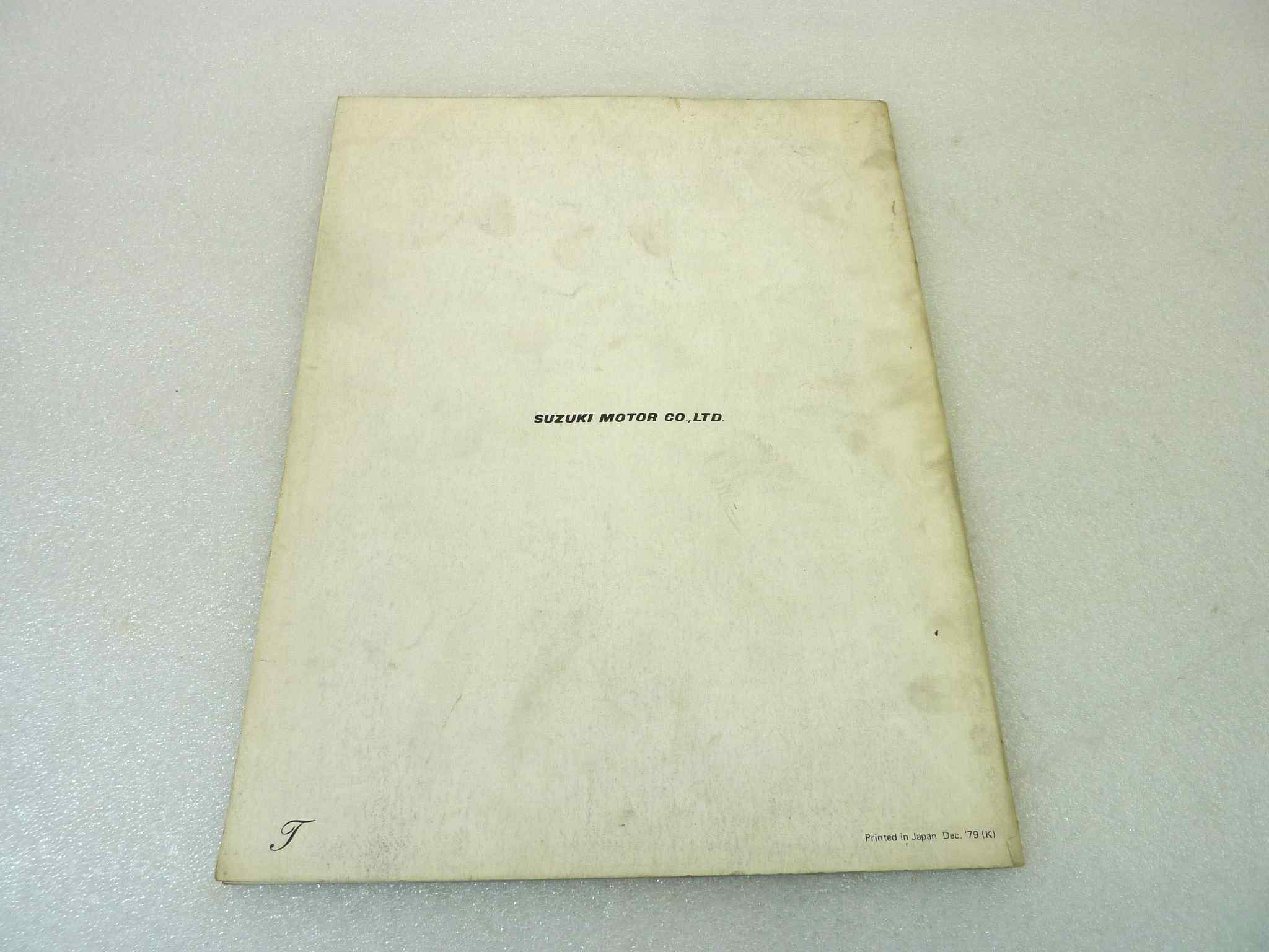 Manuale officina Suzuki GSX1100 ET Shop Manual ORIGINALE eng fra ger - Motorcycle service Manual WORKSHOP riparazione dim 28 x 21,5 cm - immagine 2