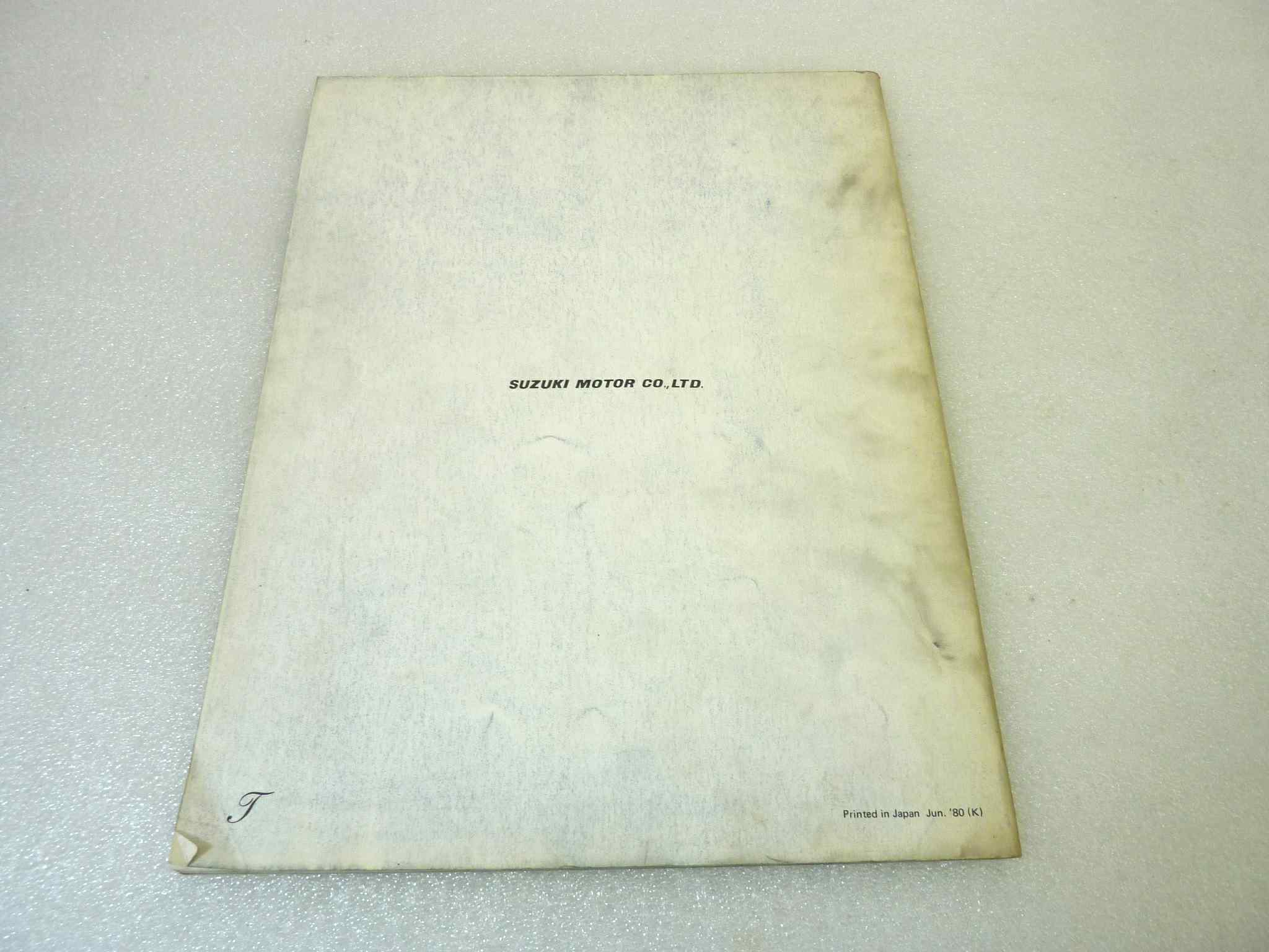 Manuale officina Suzuki GS1000 GT Shop Manual ORIGINALE eng fra ger - Motorcycle service Manual WORKSHOP riparazione dim 28 x 21,5 cm - immagine 2