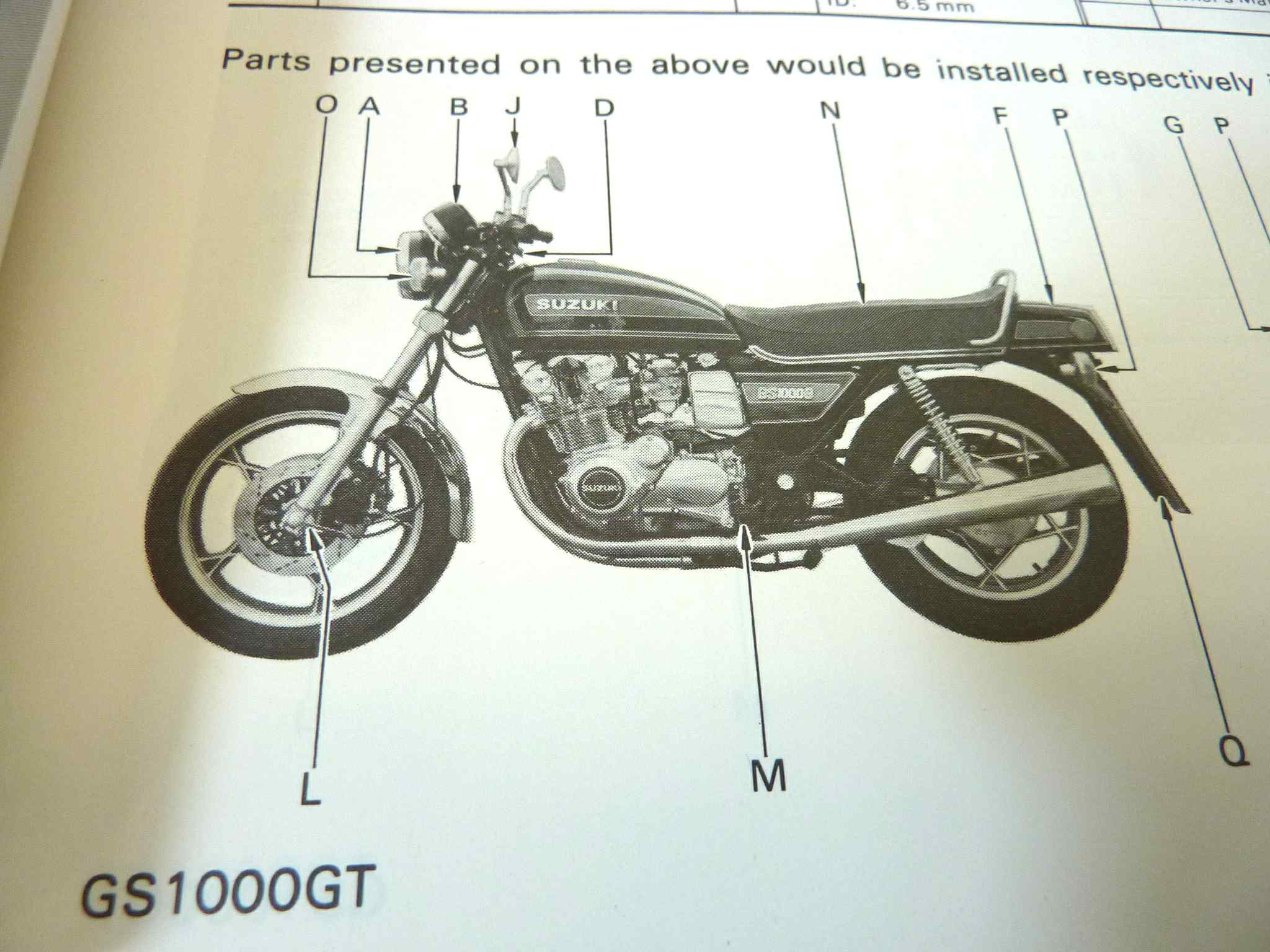 Manuale officina Suzuki GS1000 GT Shop Manual ORIGINALE eng fra ger - Motorcycle service Manual WORKSHOP riparazione dim 28 x 21,5 cm - immagine 5