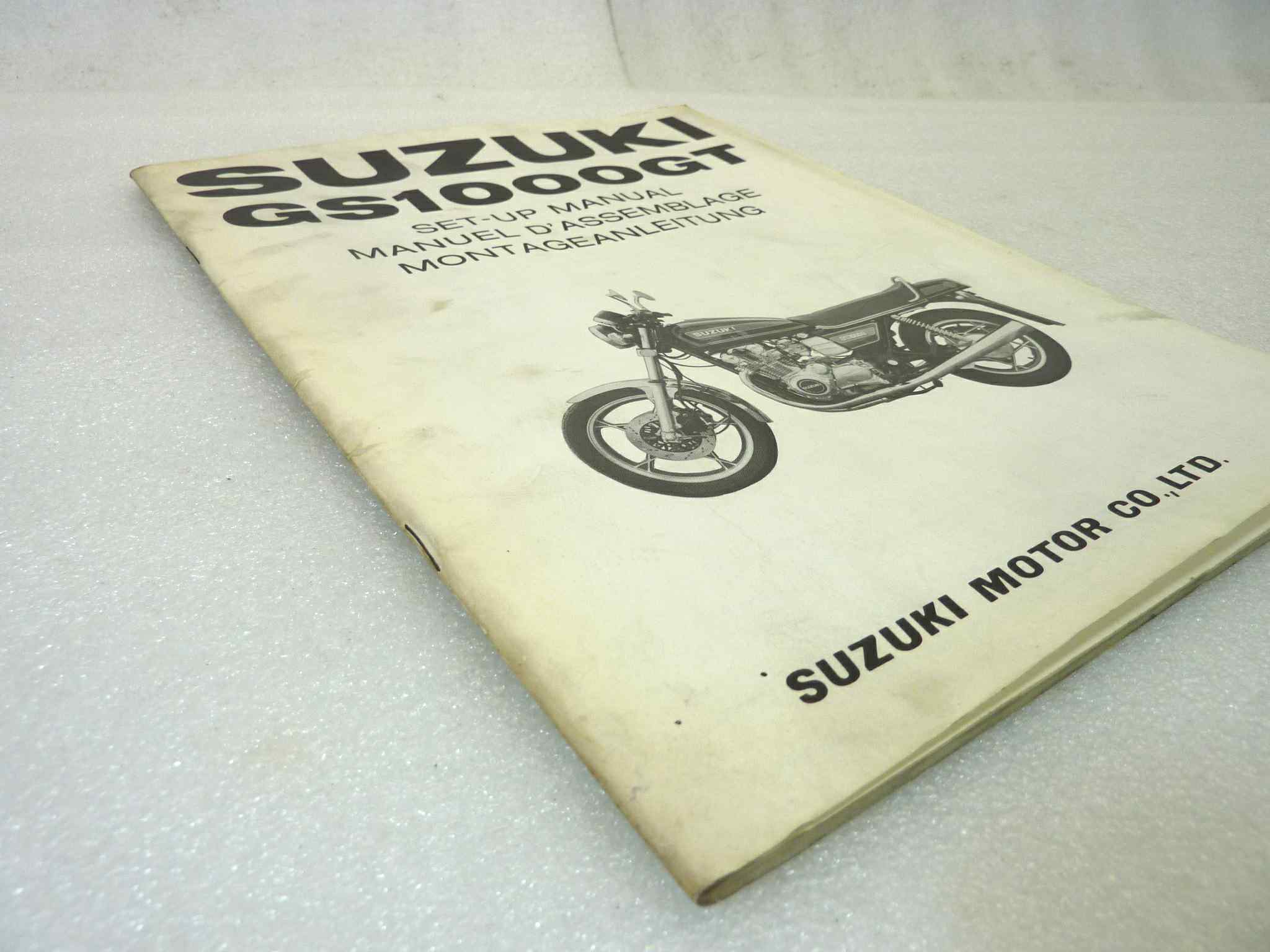 Manuale officina Suzuki GS1000 GT Shop Manual ORIGINALE eng fra ger - Motorcycle service Manual WORKSHOP riparazione dim 28 x 21,5 cm - immagine 6