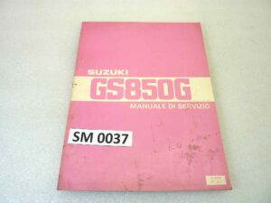 Manuale officina Suzuki GS850 G Shop Manual ORIGINALE ita - Motorcycle service Manual WORKSHOP riparazione dim 28 x 21,5 cm