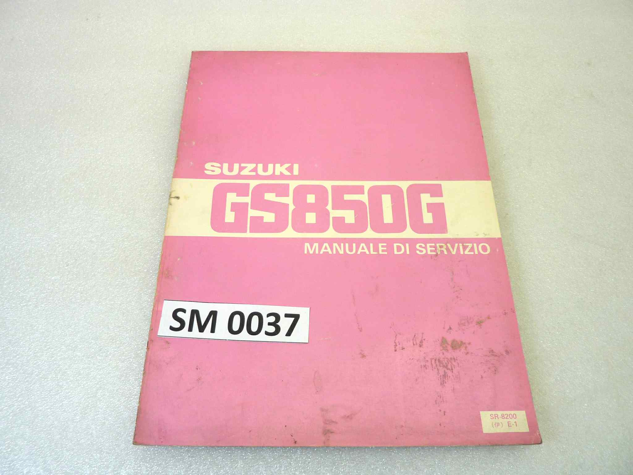 Manuale officina Suzuki GS850 G Shop Manual ORIGINALE ita - Motorcycle service Manual WORKSHOP riparazione dim 28 x 21,5 cm