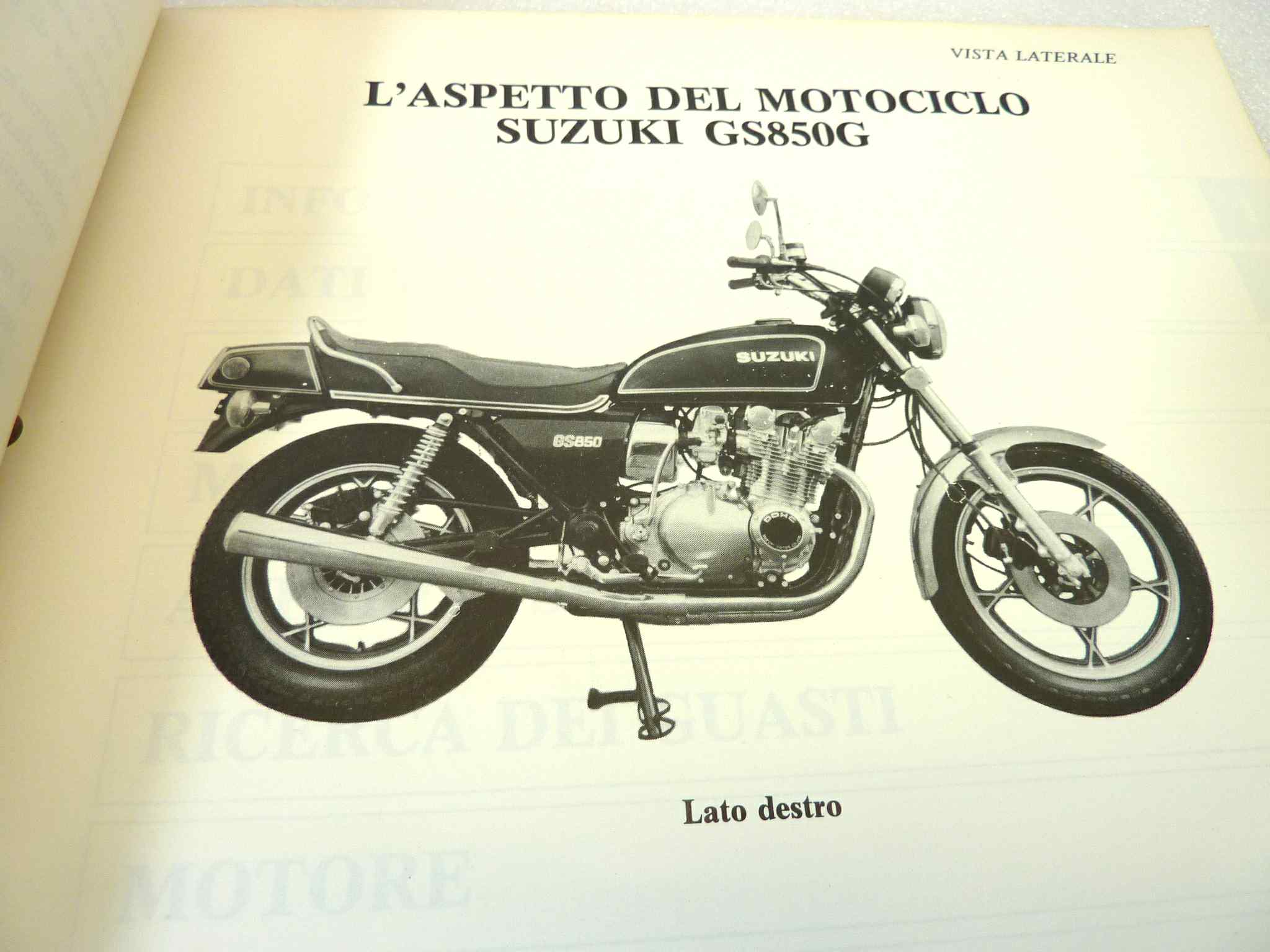 Manuale officina Suzuki GS850 G Shop Manual ORIGINALE ita - Motorcycle service Manual WORKSHOP riparazione dim 28 x 21,5 cm - immagine 4
