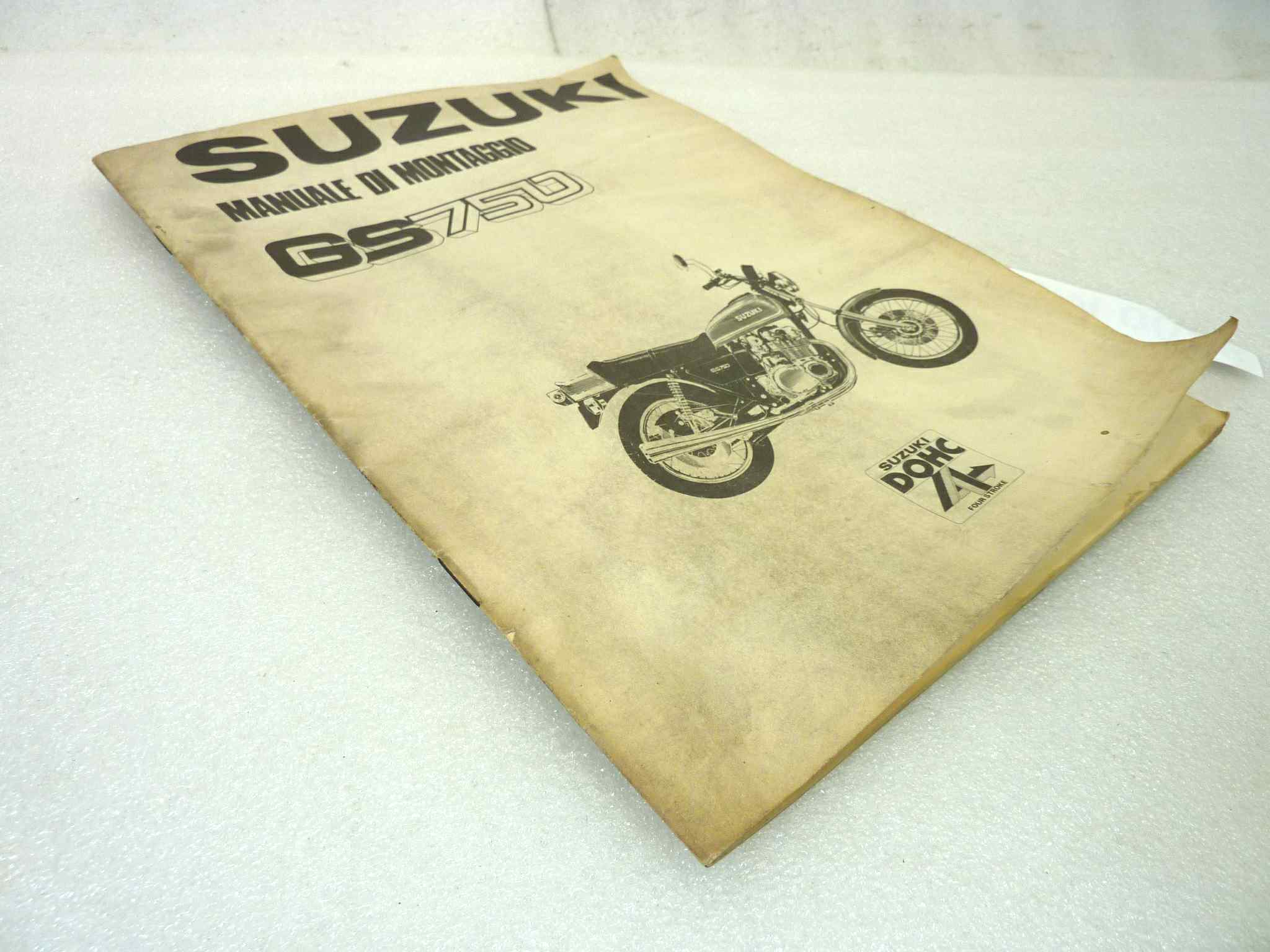 Manuale officina Suzuki GS750 Shop Manual ORIGINALE ita - Motorcycle service Manual WORKSHOP riparazione dim 28 x 21,5 cm - immagine 5