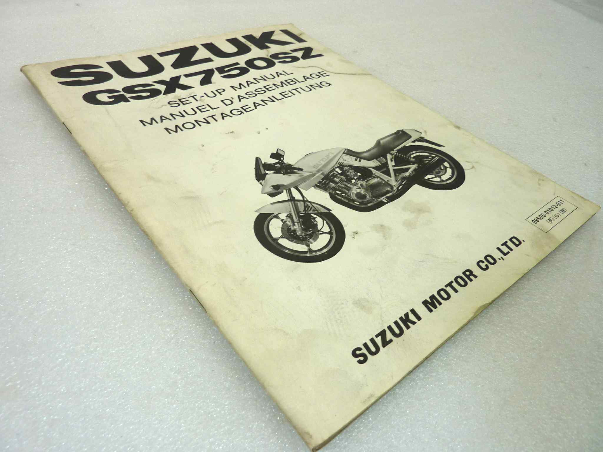 Manuale officina Suzuki GSX750 SZ Shop Manual ORIGINALE eng fra ger - Motorcycle service Manual WORKSHOP riparazione dim 28 x 21,5 cm - immagine 6