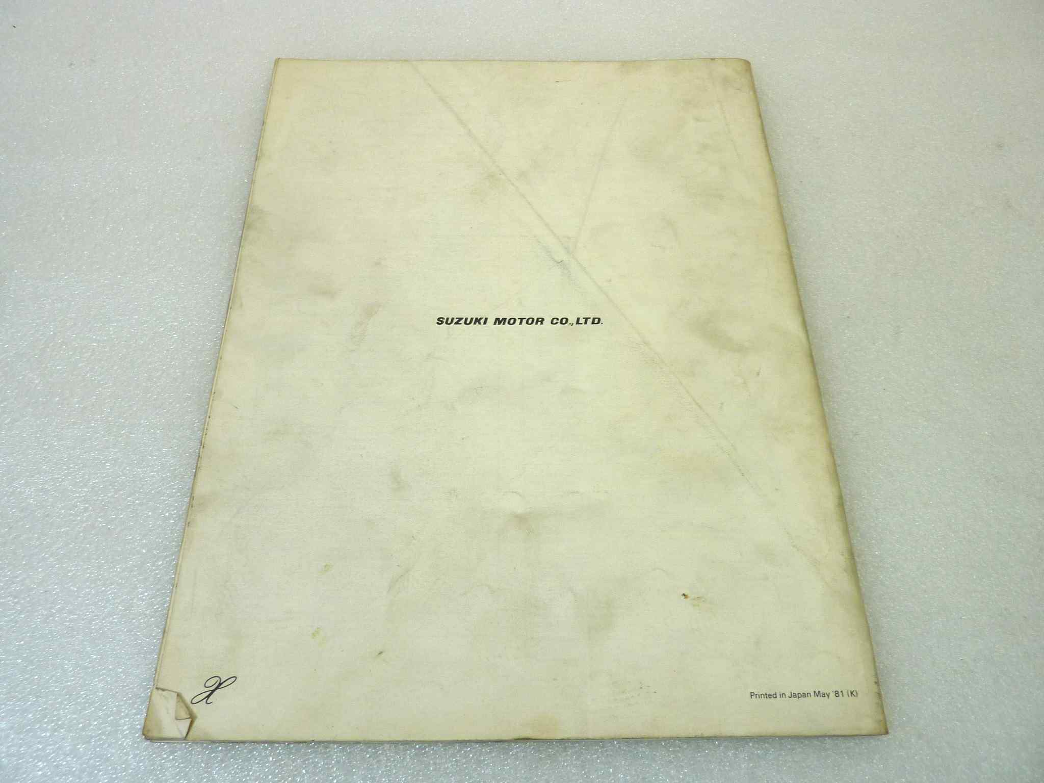Manuale officina Suzuki GS500MX GS550MX Shop Manual ORIGINALE eng fra ger - Motorcycle service Manual WORKSHOP riparazione dim 28 x 21,5 cm - immagine 2