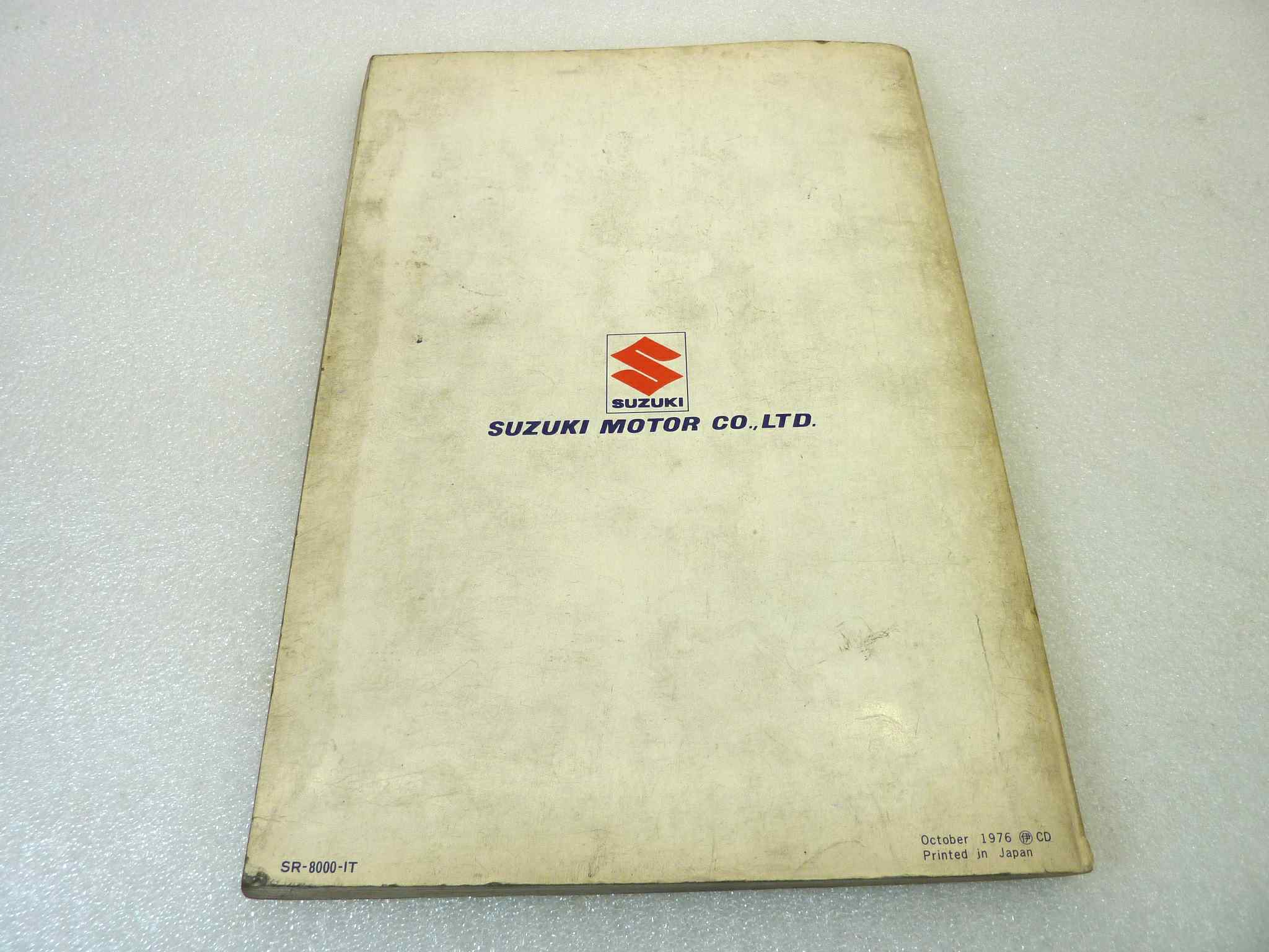 Manuale officina Suzuki GS750 Shop Manual ORIGINALE ita - Motorcycle service Manual WORKSHOP riparazione dim 25,5 x 18,5 cm - immagine 2