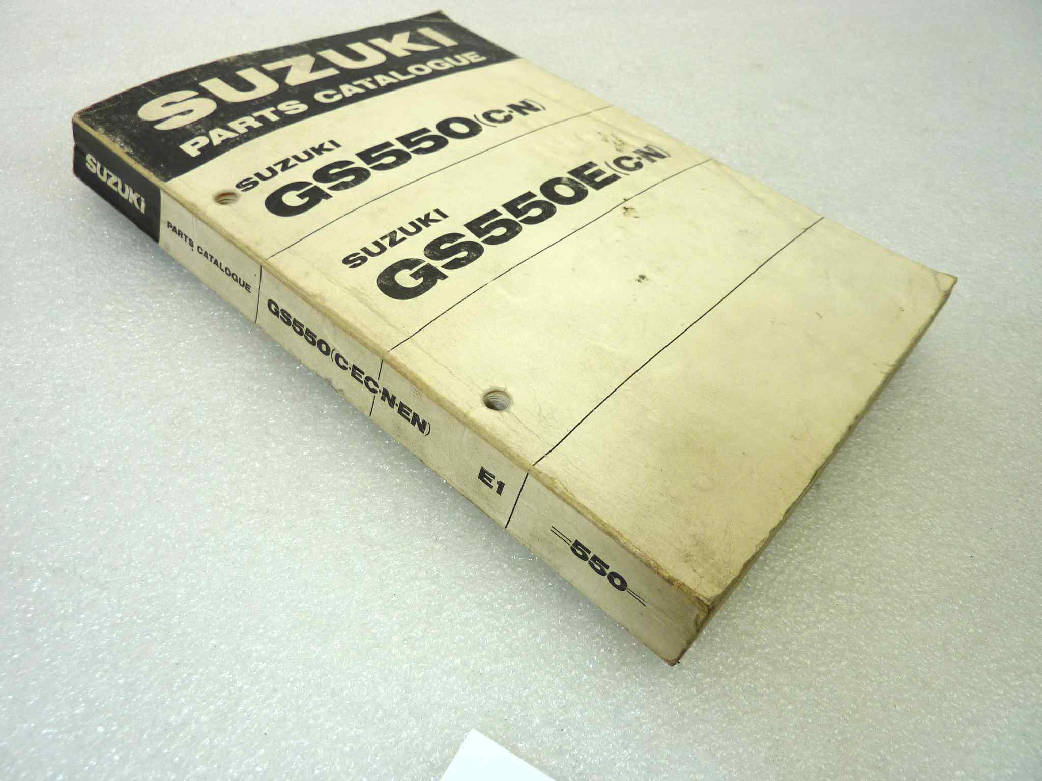 Catalogo parti ricambio Suzuki GS550 GS550E CN ricambi ORIGINALE eng Parts Catalog dim 13 x 18,4 cm - immagine 5
