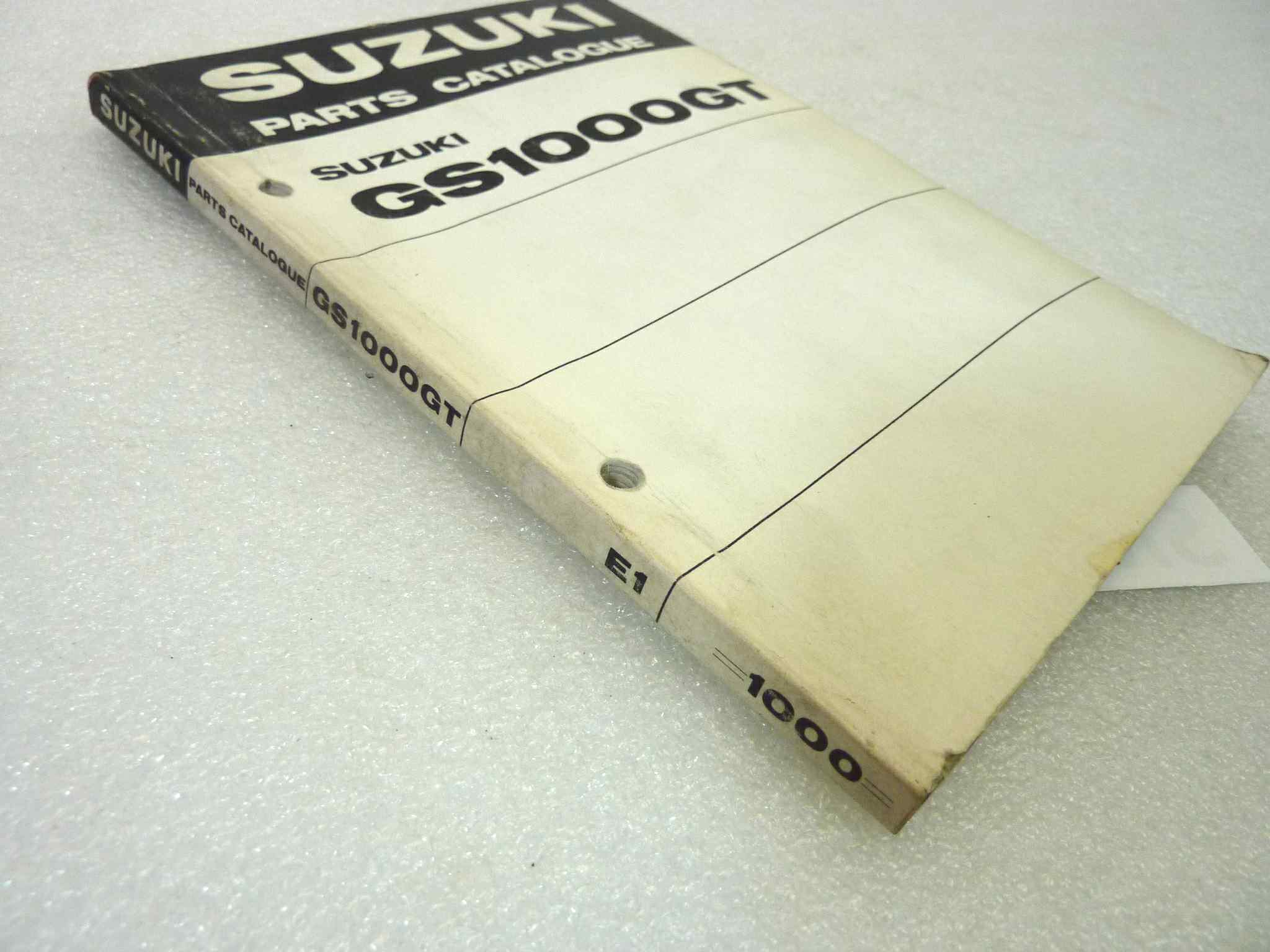 Catalogo parti ricambio Suzuki GS1000GT ricambi ORIGINALE eng Parts Catalog dim 13 x 18,4 cm - immagine 5