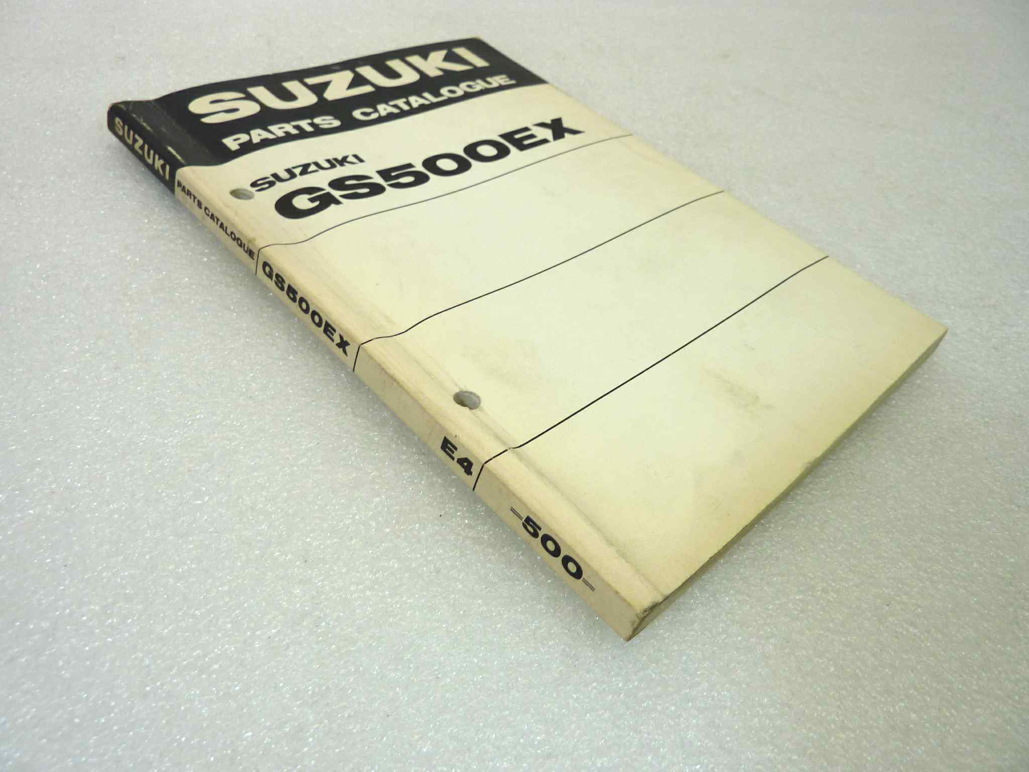 Catalogo parti ricambio Suzuki GS500EX ricambi ORIGINALE eng Parts Catalog dim 13 x 18,4 cm - immagine 6