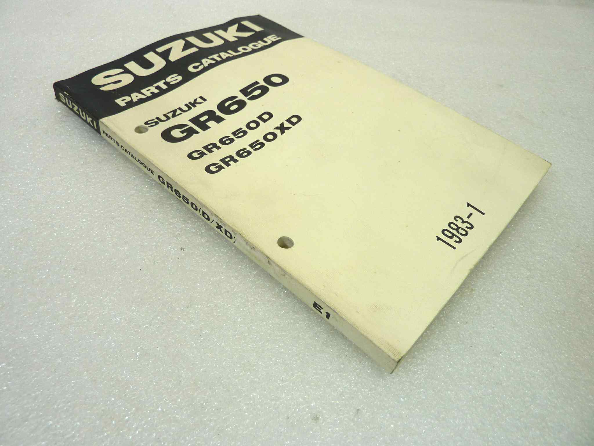 Catalogo parti ricambio Suzuki GR650 D XD ricambi ORIGINALE eng Parts Catalog dim 13 x 18,4 cm - immagine 6