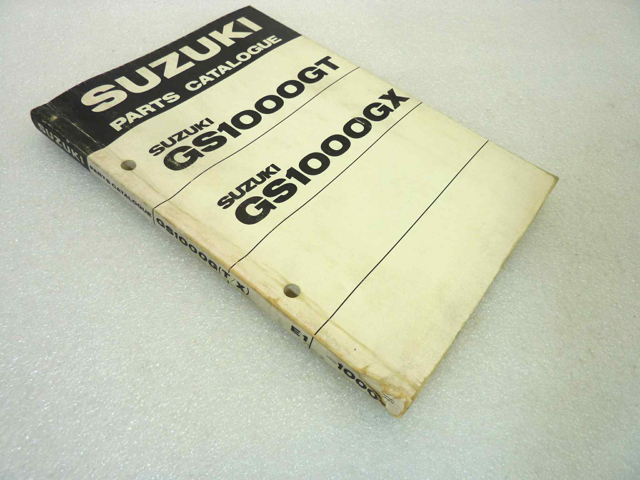 Catalogo parti ricambio Suzuki GS1000GT GX ricambi ORIGINALE eng Parts Catalog dim 13 x 18,4 cm - immagine 6