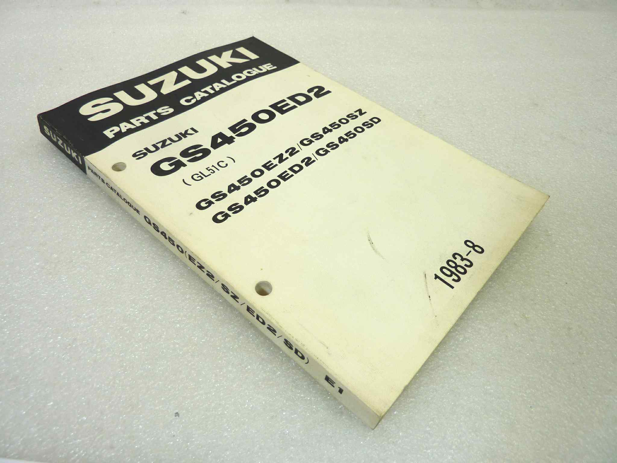 Catalogo parti ricambio Suzuki GS450ED2 EZ2 SZ SD ricambi ORIGINALE eng Parts Catalog dim 13 x 18,4 cm - immagine 6