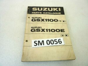 Catalogo parti ricambio Suzuki GSX1100 E TX ricambi ORIGINALE eng Parts Catalog dim 13 x 18,4 cm