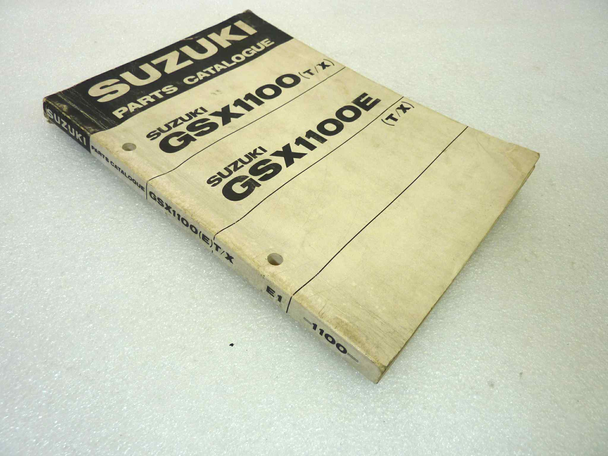 Catalogo parti ricambio Suzuki GSX1100 E TX ricambi ORIGINALE eng Parts Catalog dim 13 x 18,4 cm - immagine 6