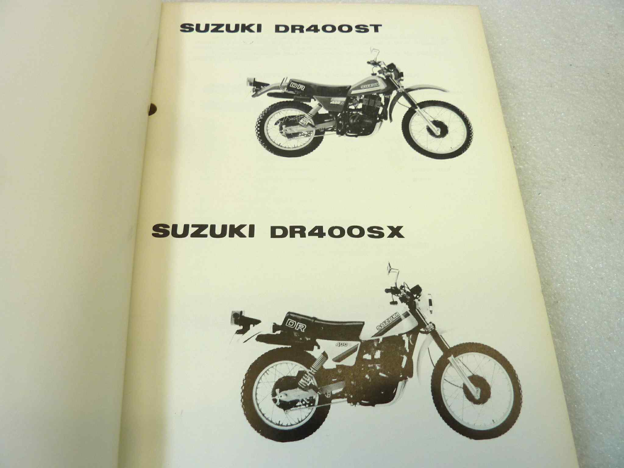 Catalogo parti ricambio Suzuki DR400ST SX ricambi ORIGINALE eng Parts Catalog dim 13 x 18,4 cm - immagine 4
