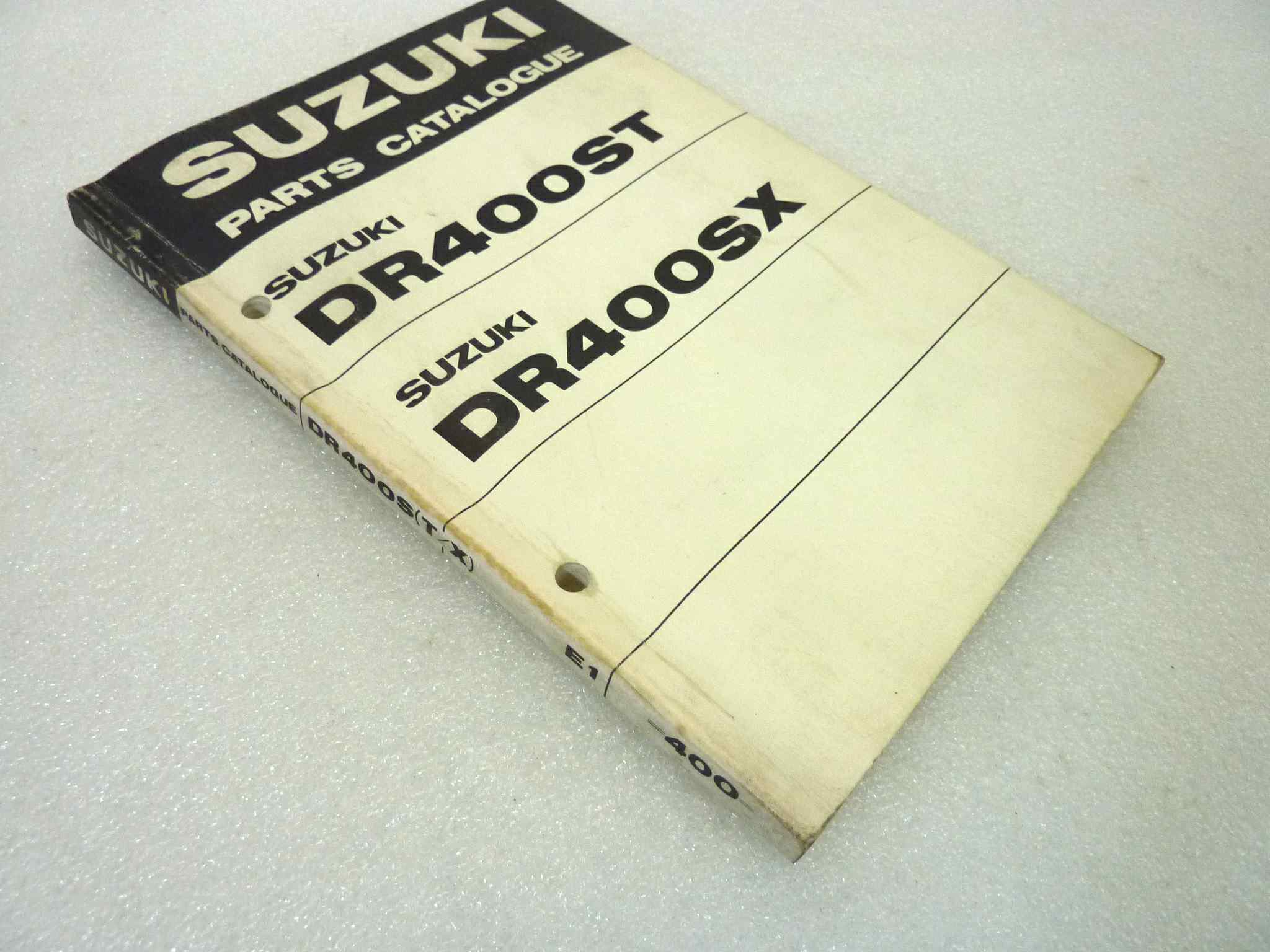 Catalogo parti ricambio Suzuki DR400ST SX ricambi ORIGINALE eng Parts Catalog dim 13 x 18,4 cm - immagine 6
