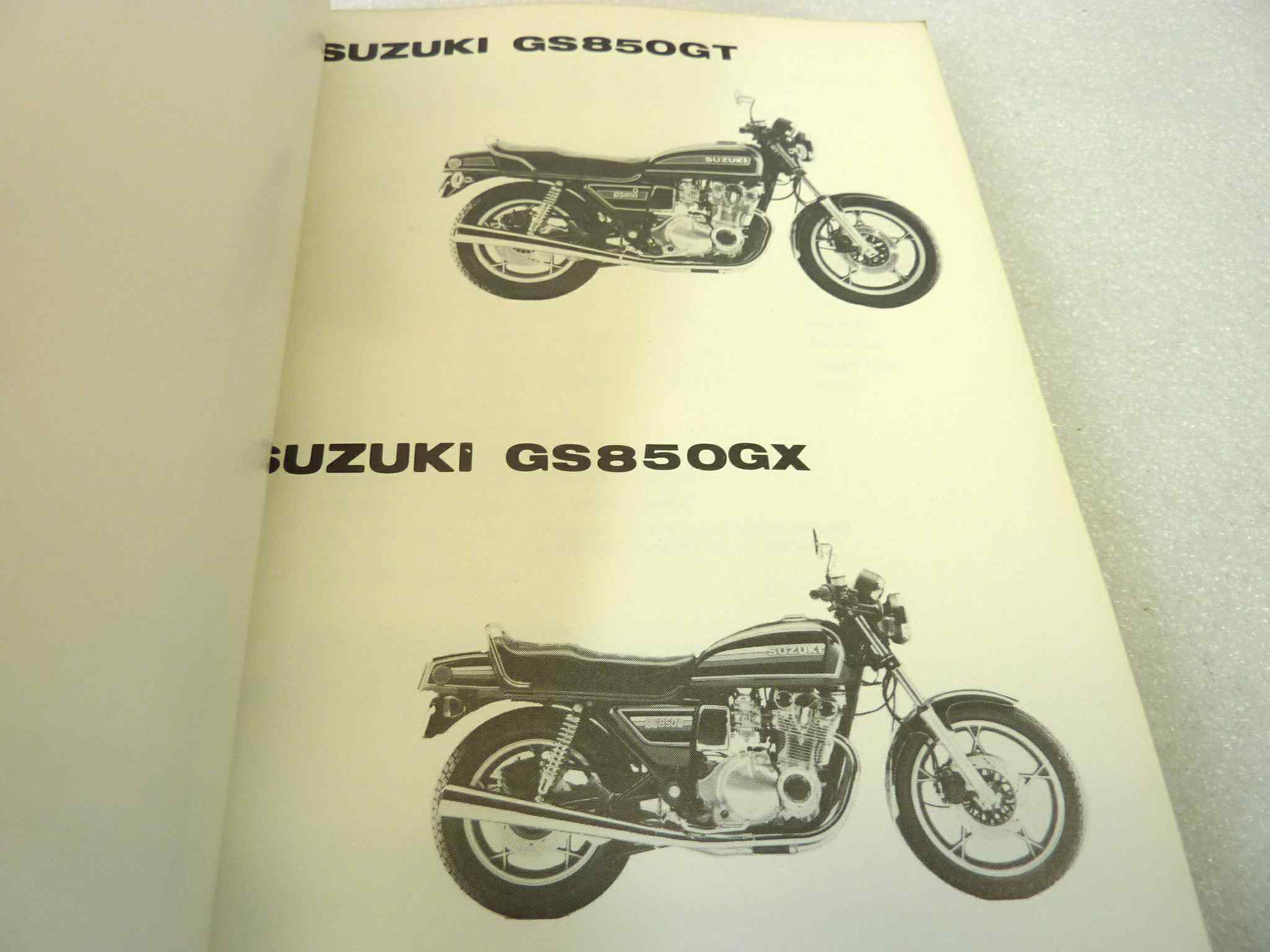 Catalogo parti ricambio Suzuki GS850GT GX ricambi ORIGINALE eng Parts Catalog dim 13 x 18,4 cm - immagine 4