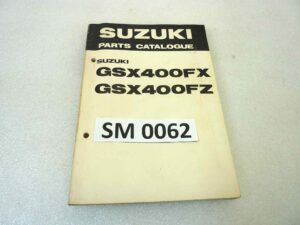 Catalogo parti ricambio Suzuki GSX400FX FZ ricambi ORIGINALE eng Parts Catalog dim 13 x 18,4 cm