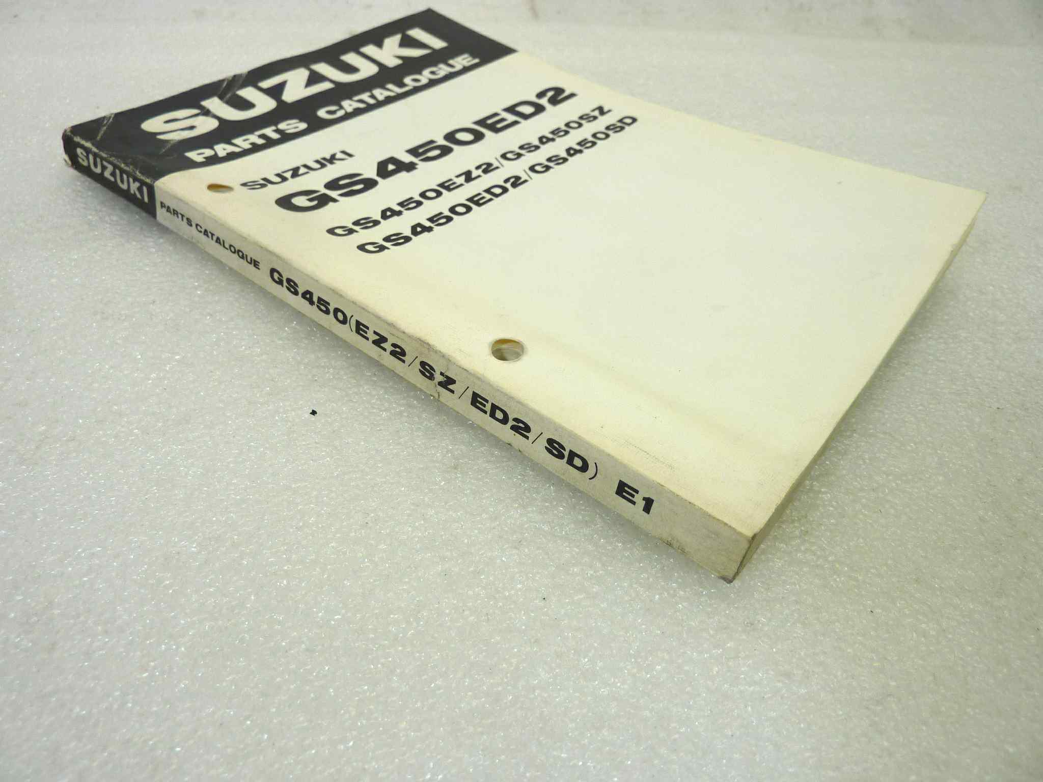 Catalogo parti ricambio Suzuki GS450ED2 SZ SD ricambi ORIGINALE eng Parts Catalog dim 13 x 18,4 cm - immagine 6