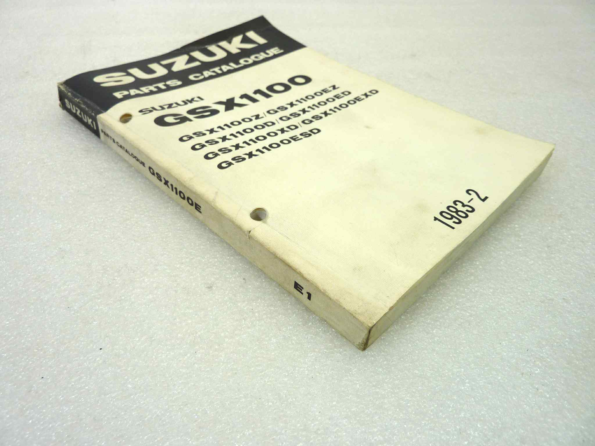 Catalogo parti ricambio Suzuki GSX1100 Z EZ D ED XD EXD ESD ricambi ORIGINALE eng Parts Catalog dim 13 x 18,4 cm - immagine 6