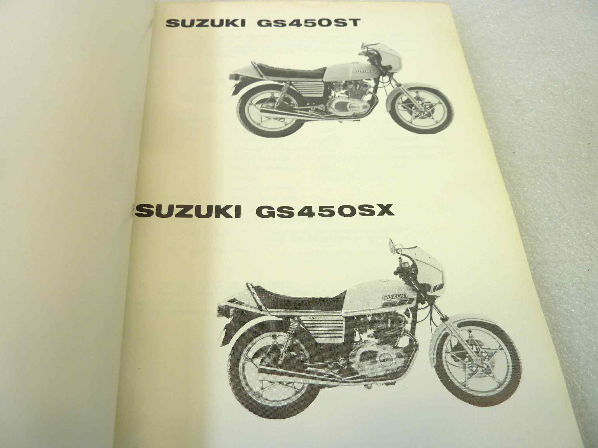 Catalogo parti ricambio Suzuki GS450ST SX ricambi ORIGINALE eng Parts Catalog dim 13 x 18,4 cm - immagine 4