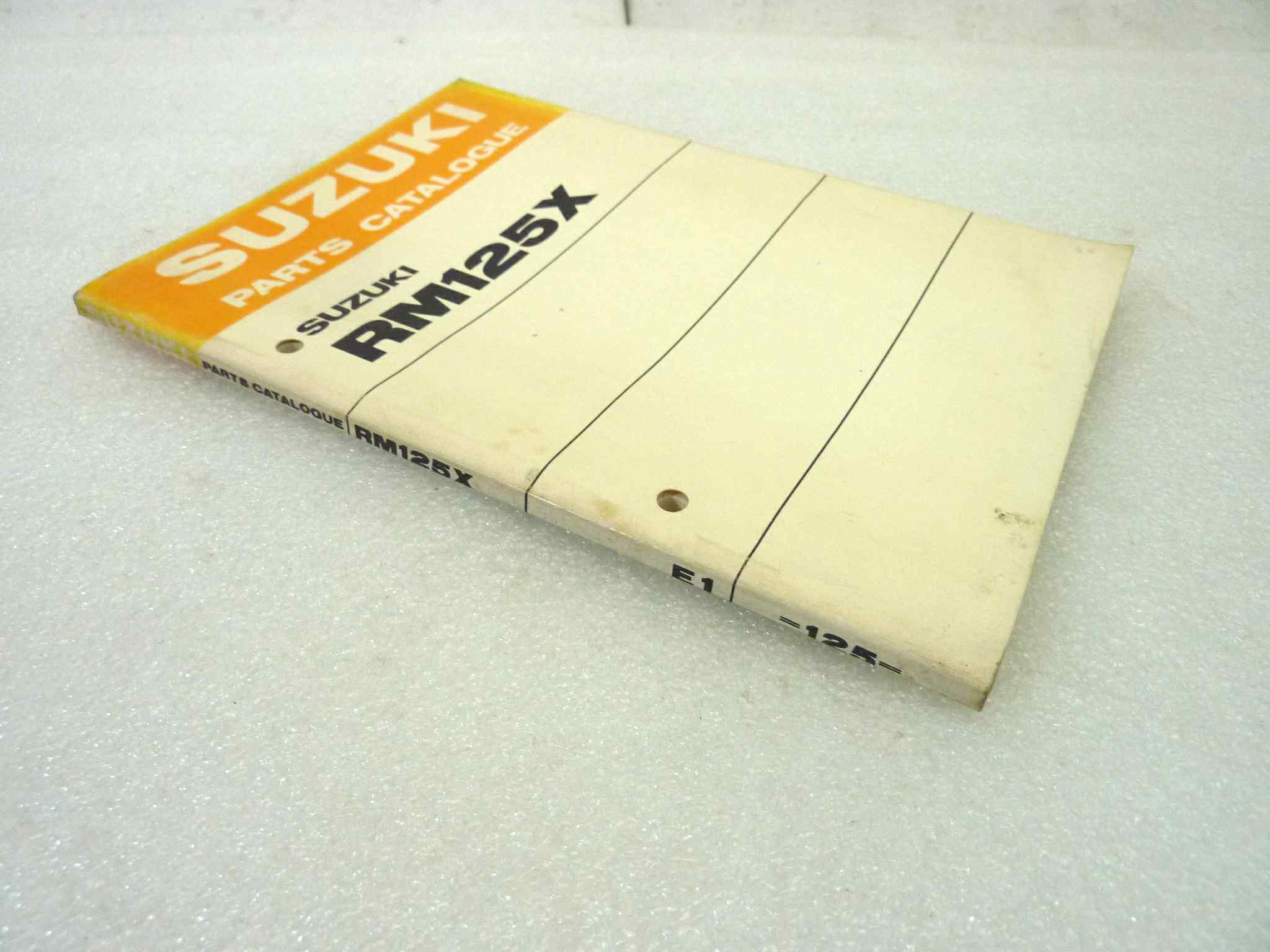 Catalogo parti ricambio Suzuki RM125X ricambi ORIGINALE eng Parts Catalog dim 13 x 18,4 cm - immagine 7