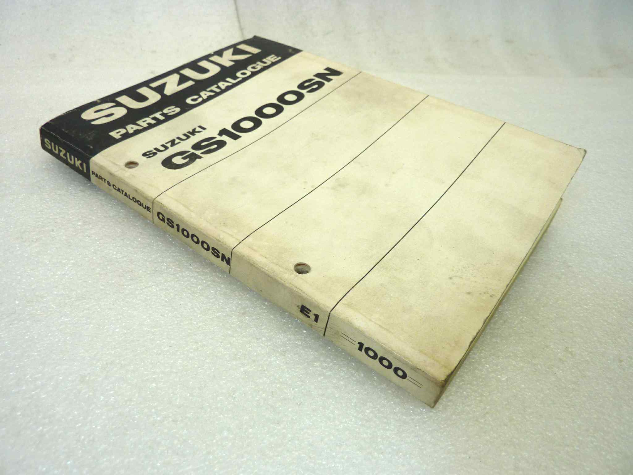 Catalogo parti ricambio Suzuki GS1000SN ricambi ORIGINALE eng Parts Catalog dim 13 x 18,4 cm - immagine 6