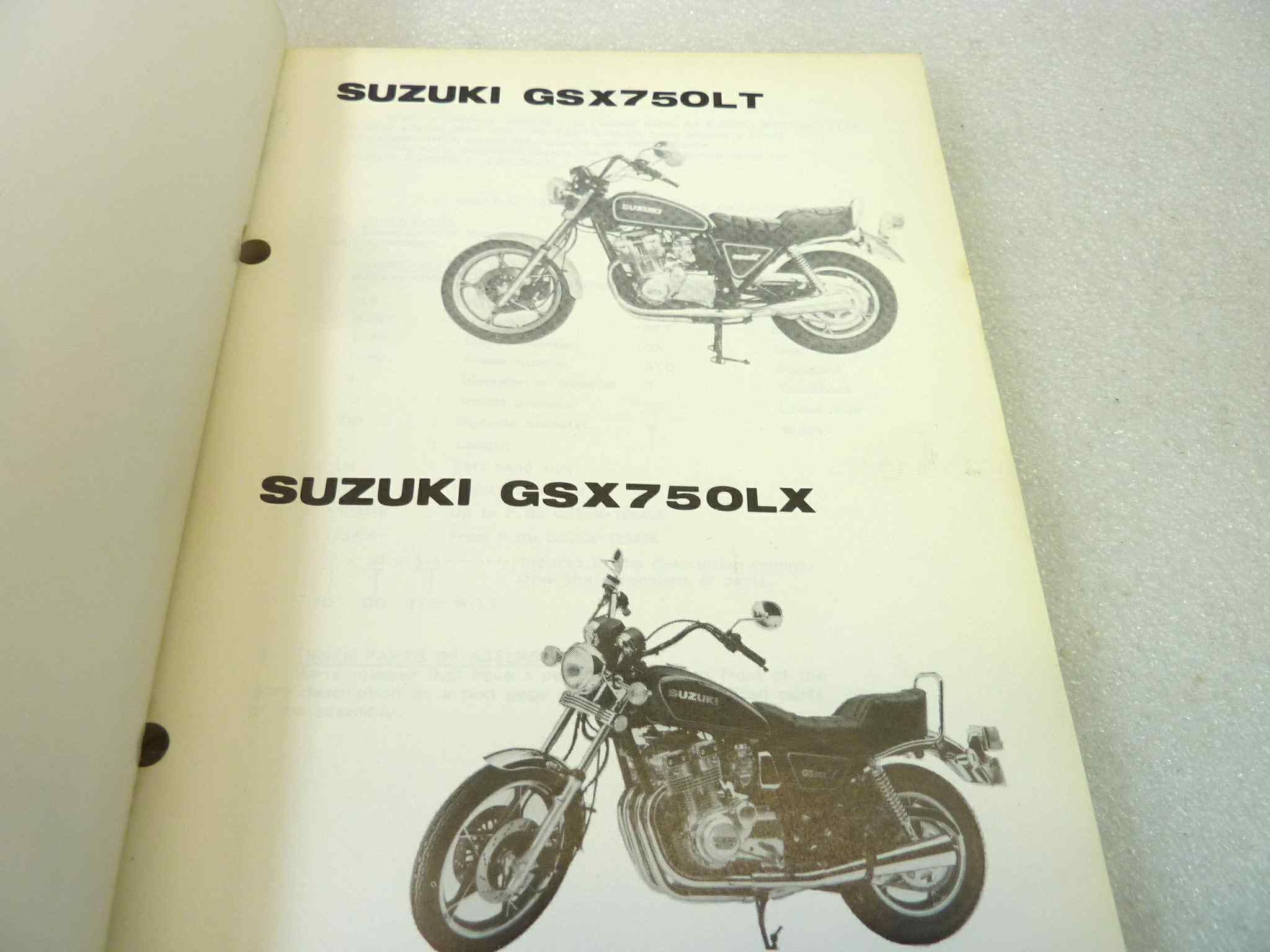 Catalogo parti ricambio Suzuki GSX750LT LX ricambi ORIGINALE eng Parts Catalog dim 13 x 18,4 cm - immagine 4