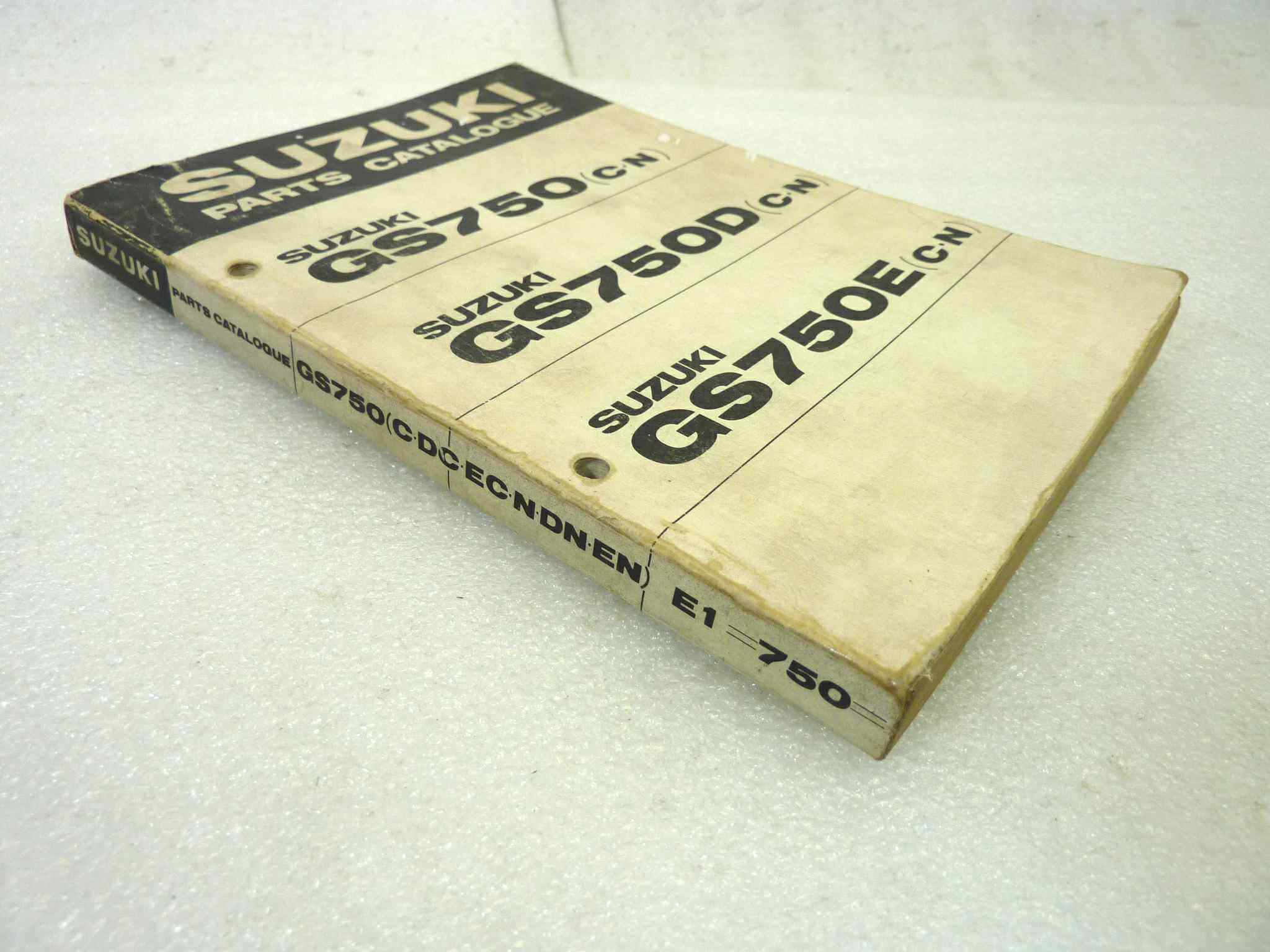Catalogo parti ricambio Suzuki GS750 D E CN ricambi ORIGINALE eng Parts Catalog dim 13 x 18,4 cm - immagine 6