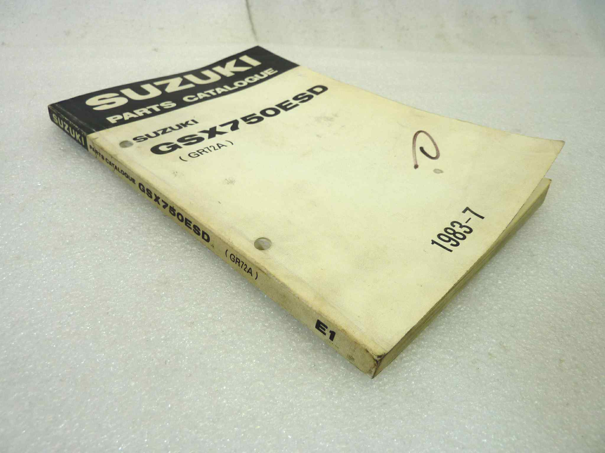 Catalogo parti ricambio Suzuki GSX750ESD ricambi ORIGINALE eng Parts Catalog dim 13 x 18,4 cm - immagine 6