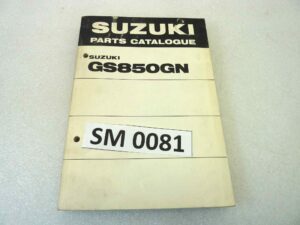 Catalogo parti ricambio Suzuki GS850GN ricambi ORIGINALE eng Parts Catalog dim 13 x 18,4 cm