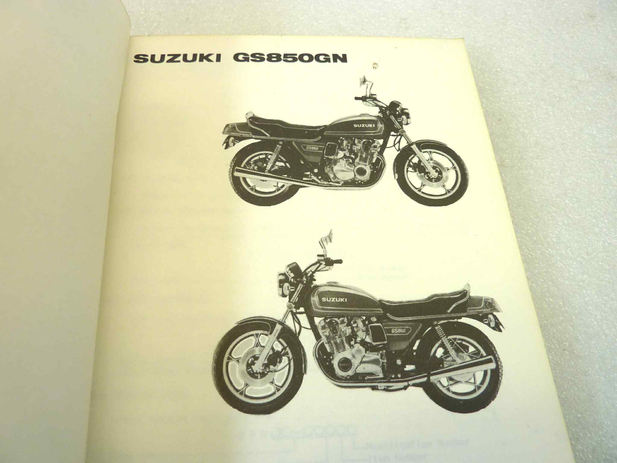 Catalogo parti ricambio Suzuki GS850GN ricambi ORIGINALE eng Parts Catalog dim 13 x 18,4 cm - immagine 4