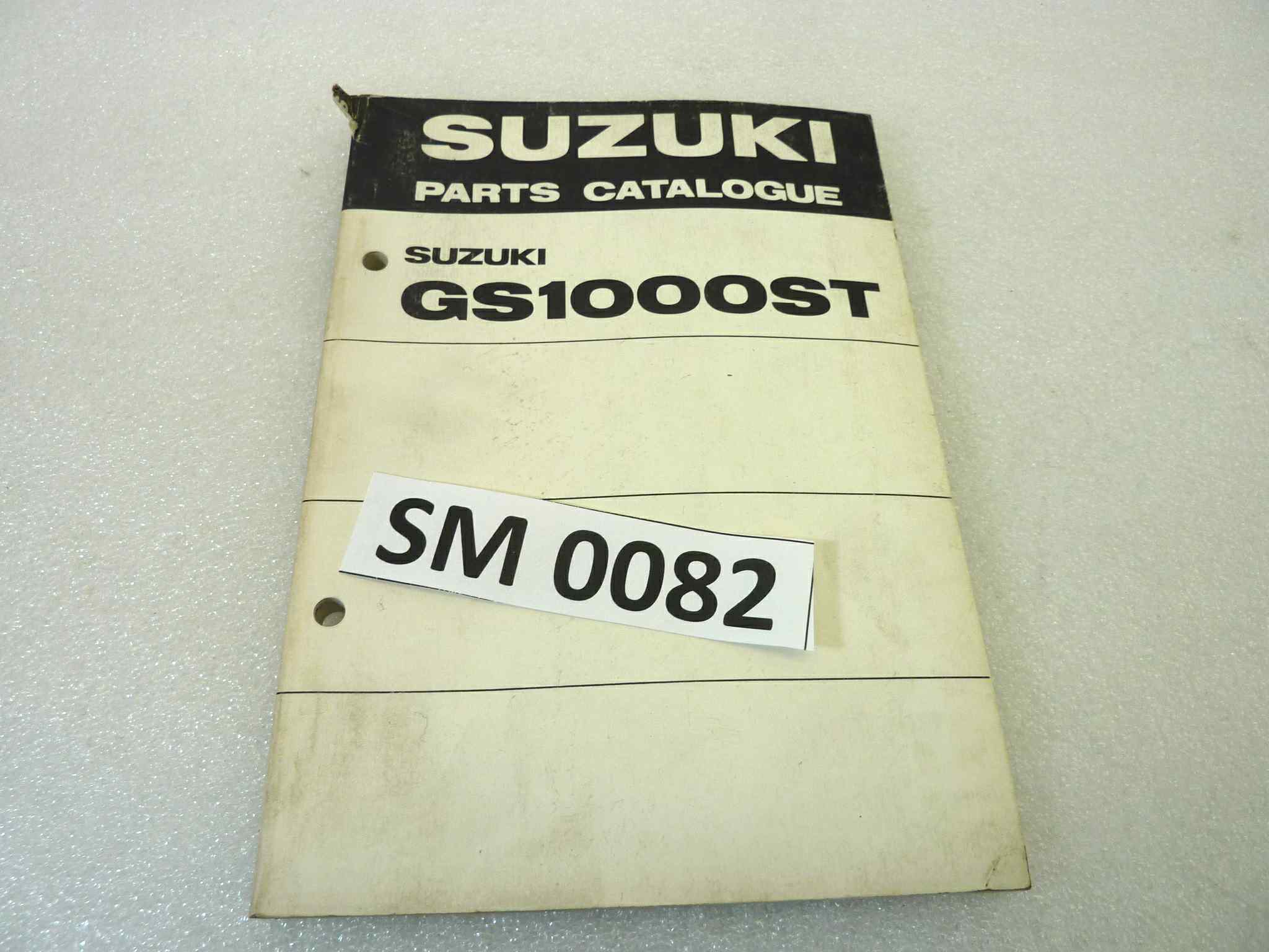 Catalogo parti ricambio Suzuki GS1000ST ricambi ORIGINALE eng Parts Catalog dim 13 x 18,4 cm