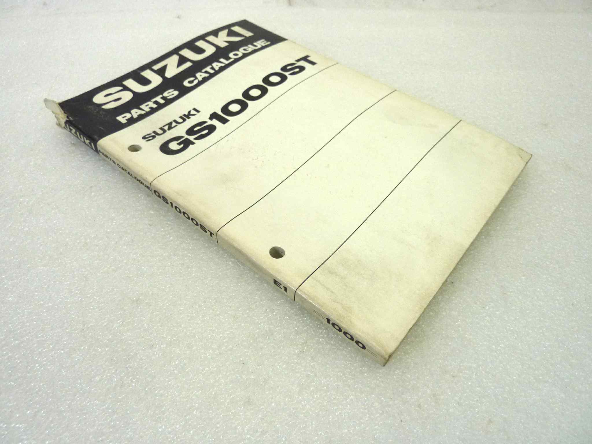 Catalogo parti ricambio Suzuki GS1000ST ricambi ORIGINALE eng Parts Catalog dim 13 x 18,4 cm - immagine 6