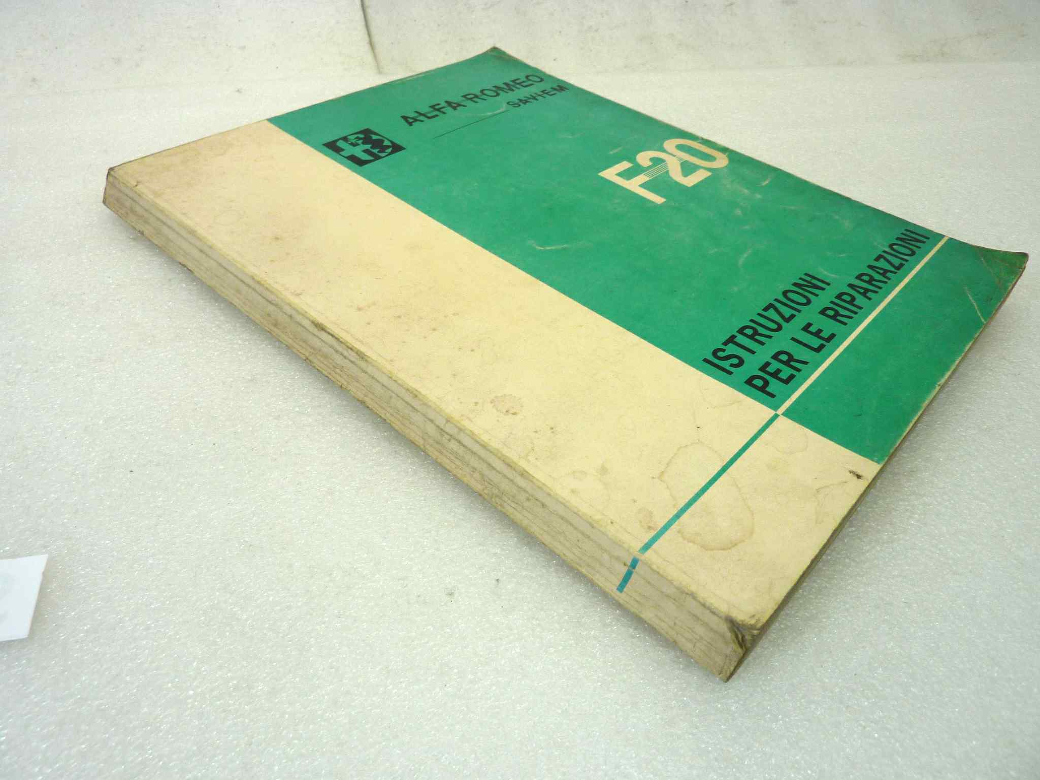 Manuale officina Alfa Romeo F20 dim 21,5 x 27 cm - immagine 6
