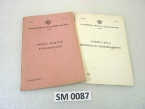 Libretti FMI Norme sportive 1982 dim 15 x 21 cm