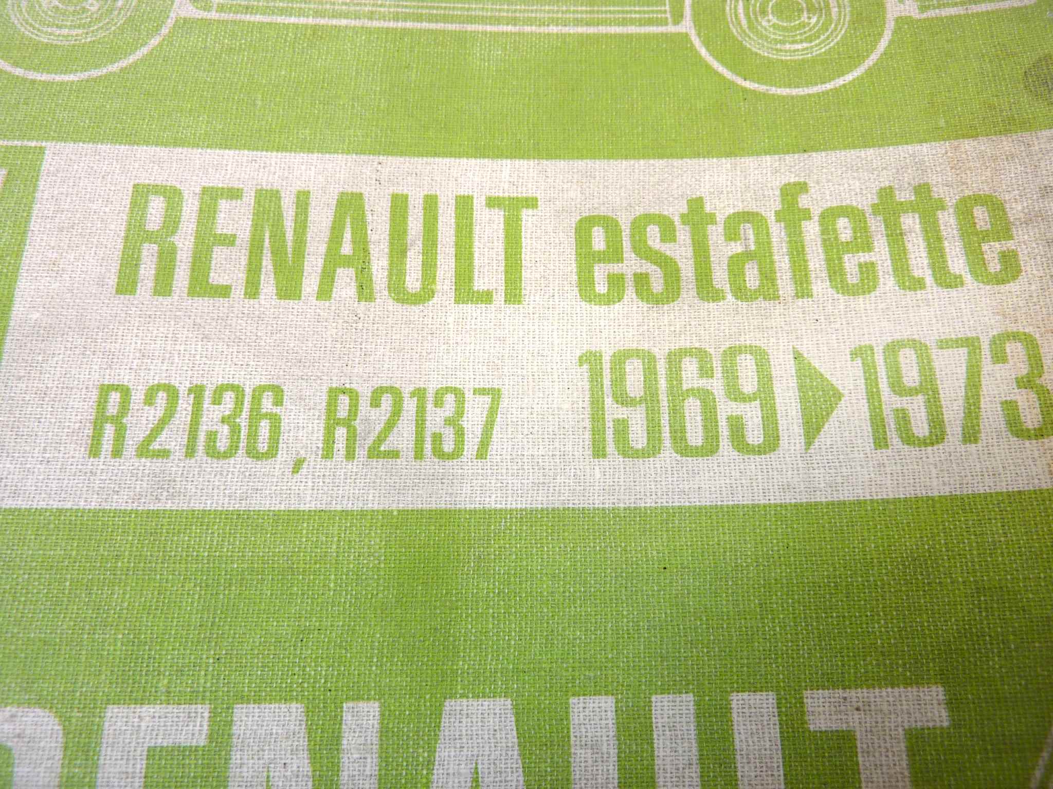 Manuale officina Renault Estaffette A2136 A2137 dim 30 x 21 cm - immagine 3