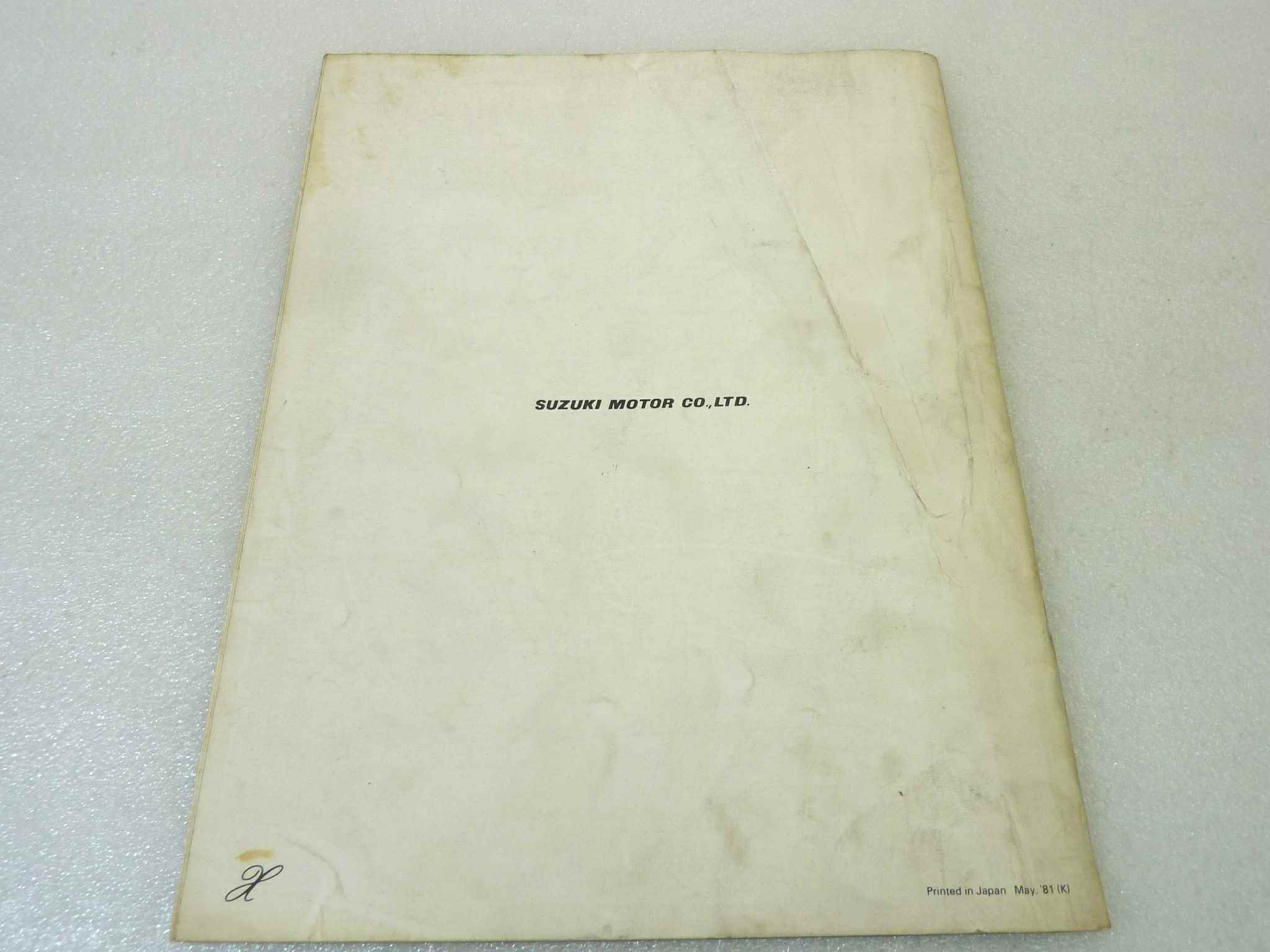 Manuale officina Suzuki GSX400FX Shop Manual ORIGINALE eng fra ger - Motorcycle service Manual WORKSHOP riparazione dim 28 x 21,5 cm - immagine 2